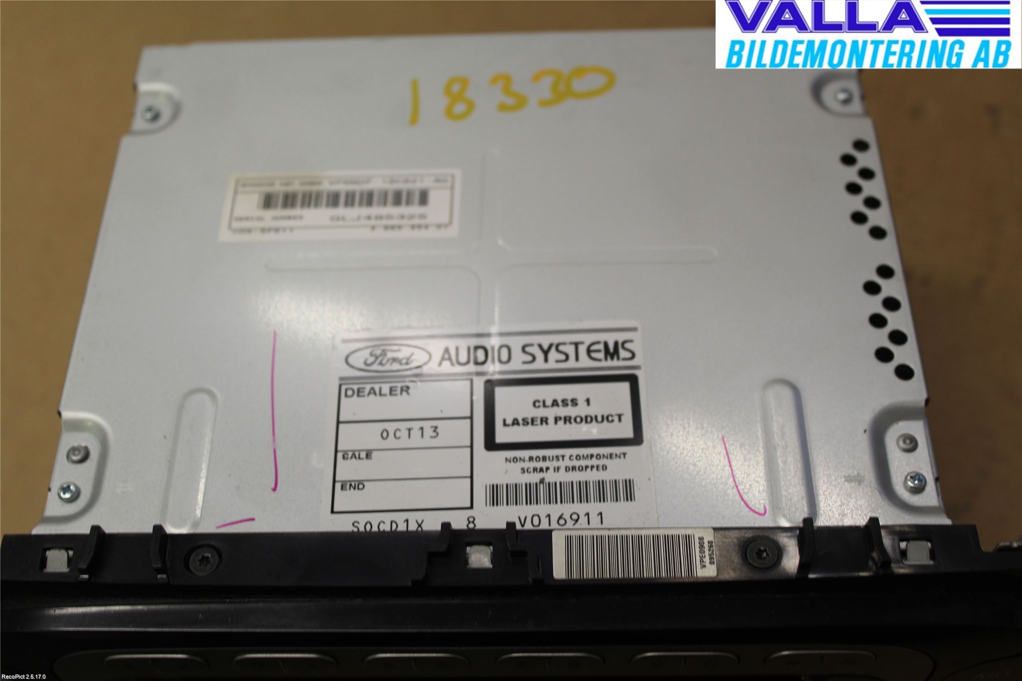 Ford MONDEO 07-15 Cd Radio - Multimediapanel