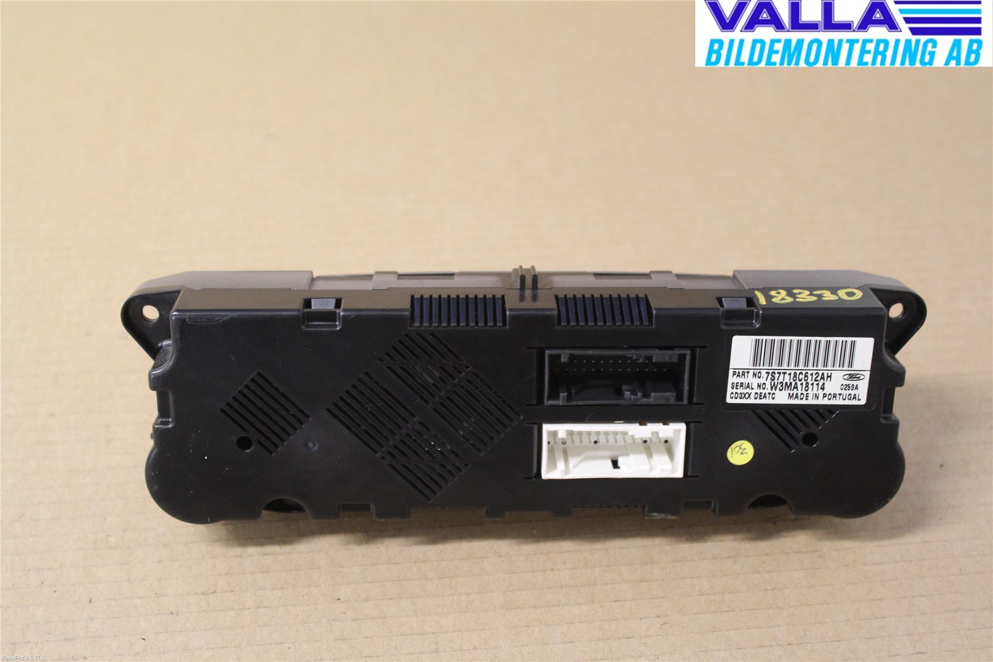 Ford MONDEO 07-15 Värmereglage