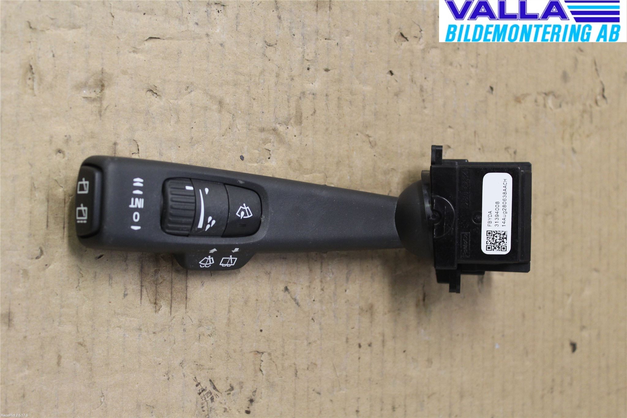 Volvo V40 12-19 Spak Torkar-Spolomk