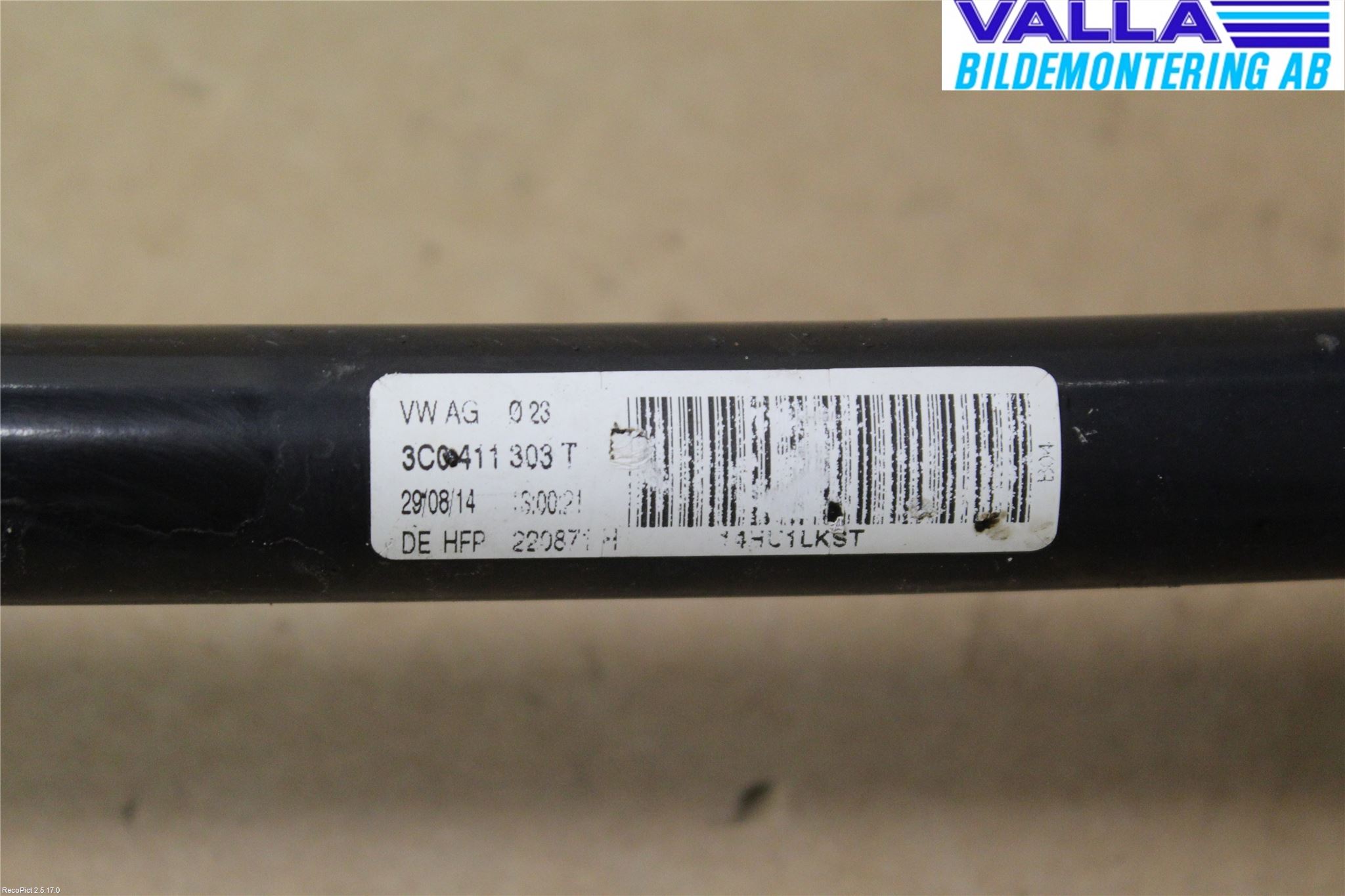 Volkswagen VW PASSAT 11-14 Krängningshämmare Fram