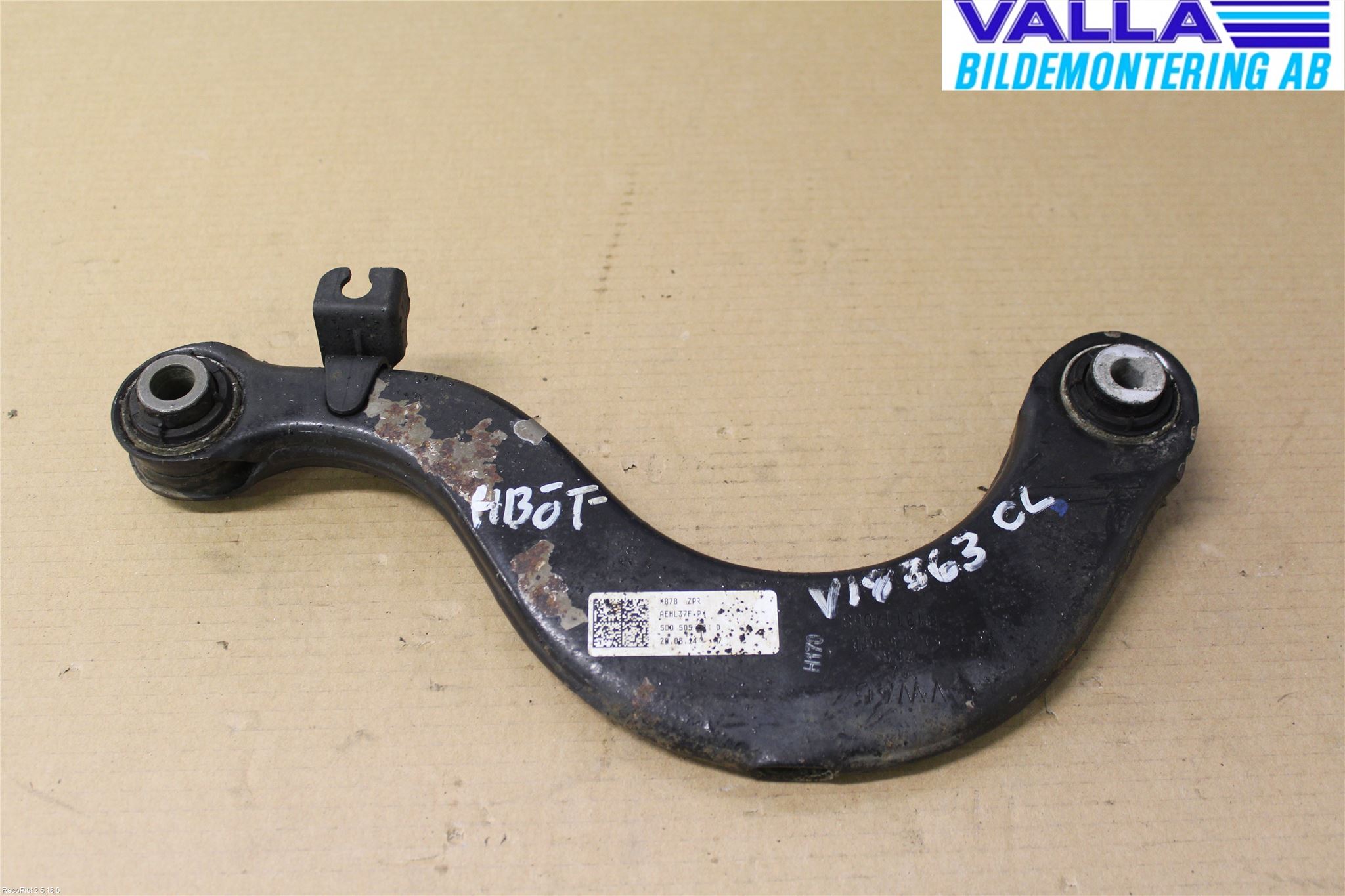 Volkswagen VW PASSAT 11-14 Bärarm Bak Övre Höger