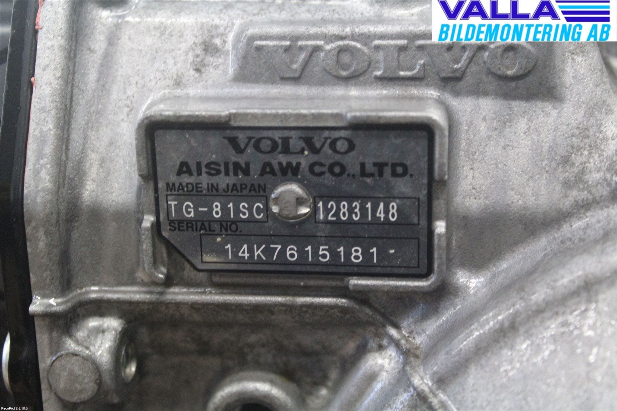 Volvo V70 14-16 Växellåda Automat