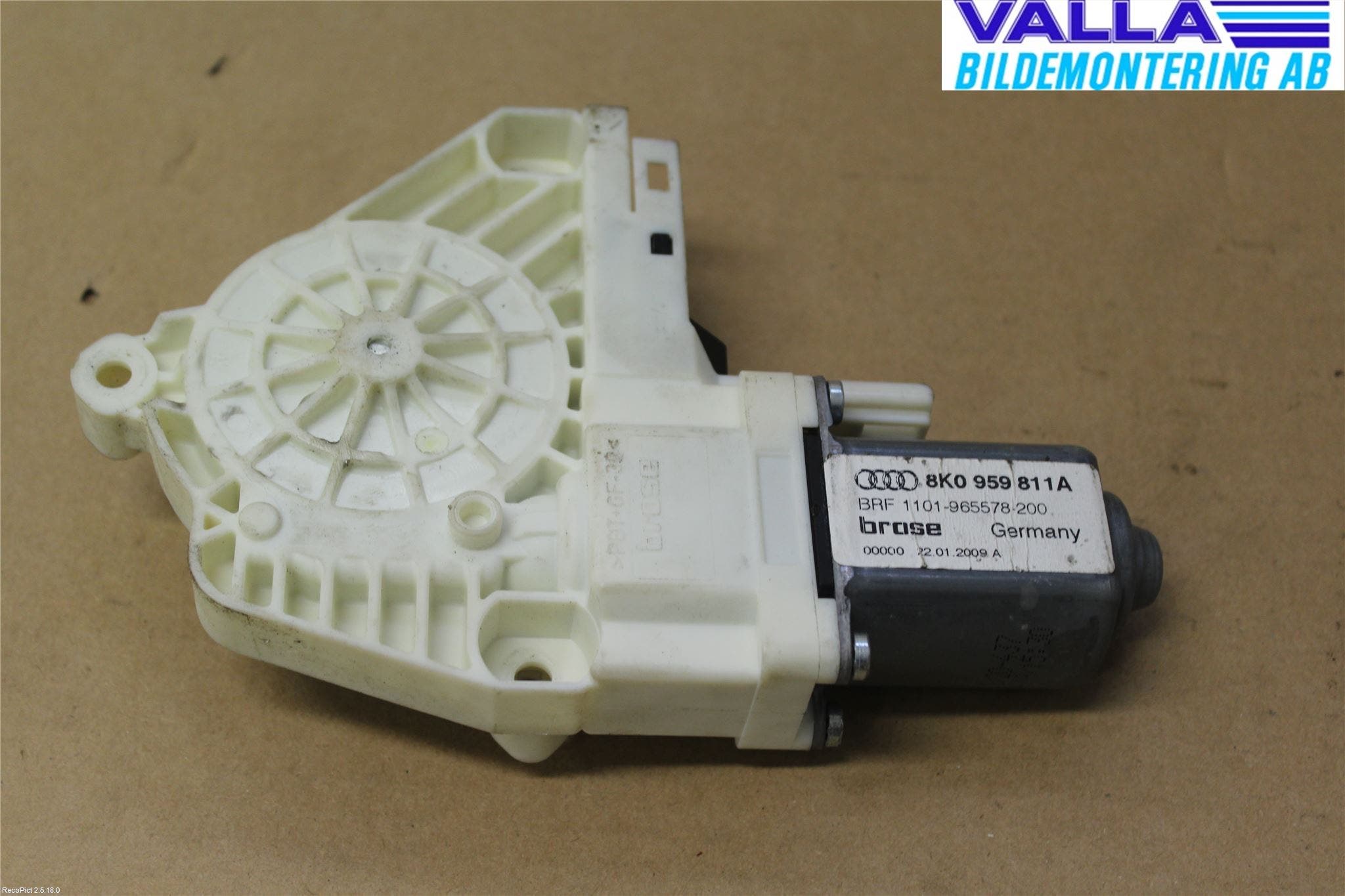 Audi A4/S4 08-11 Fönsterhissmotor