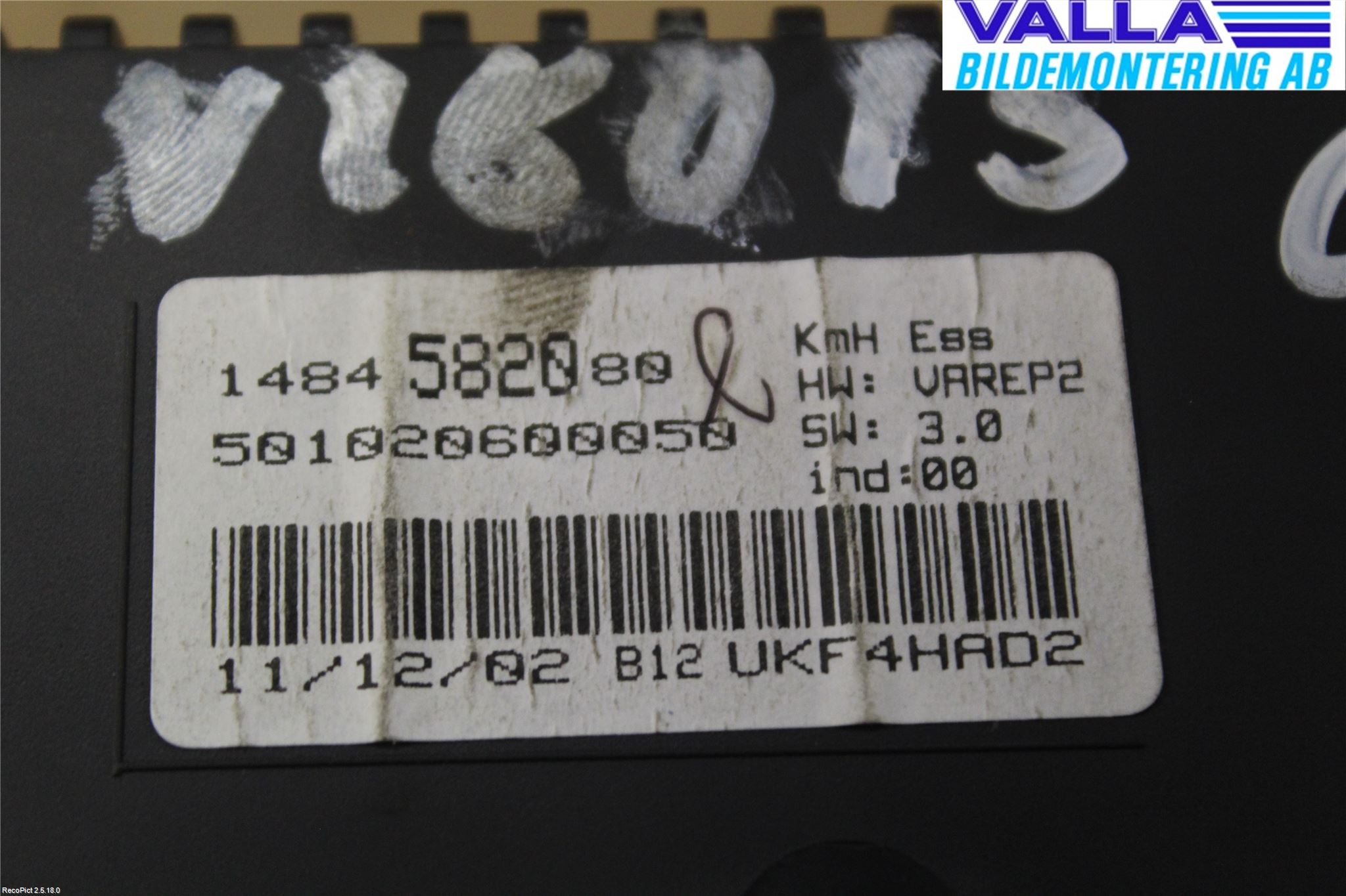 Citroen C8 Instrument Komb