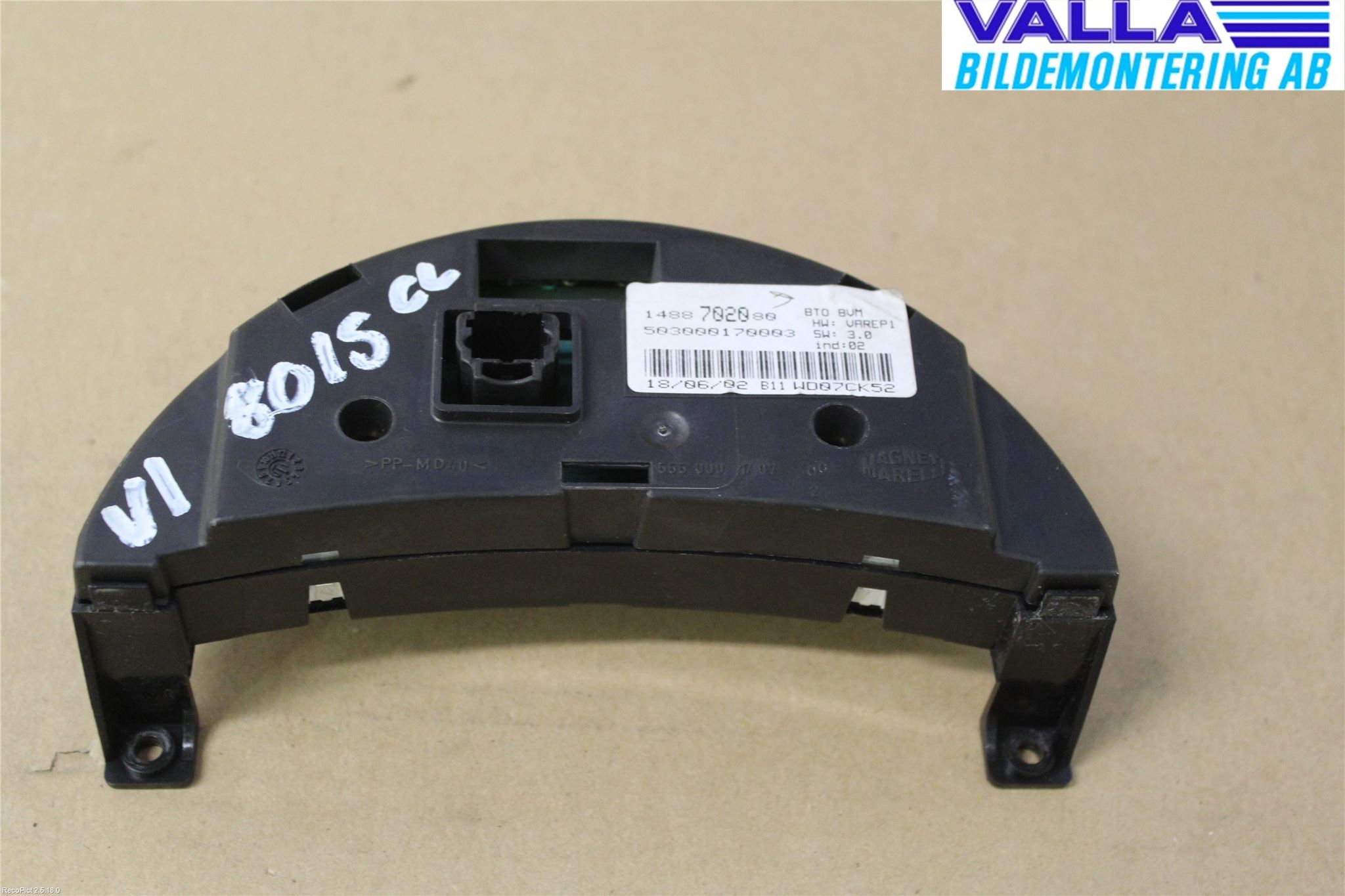 Citroen C8 Instrument Övrigt