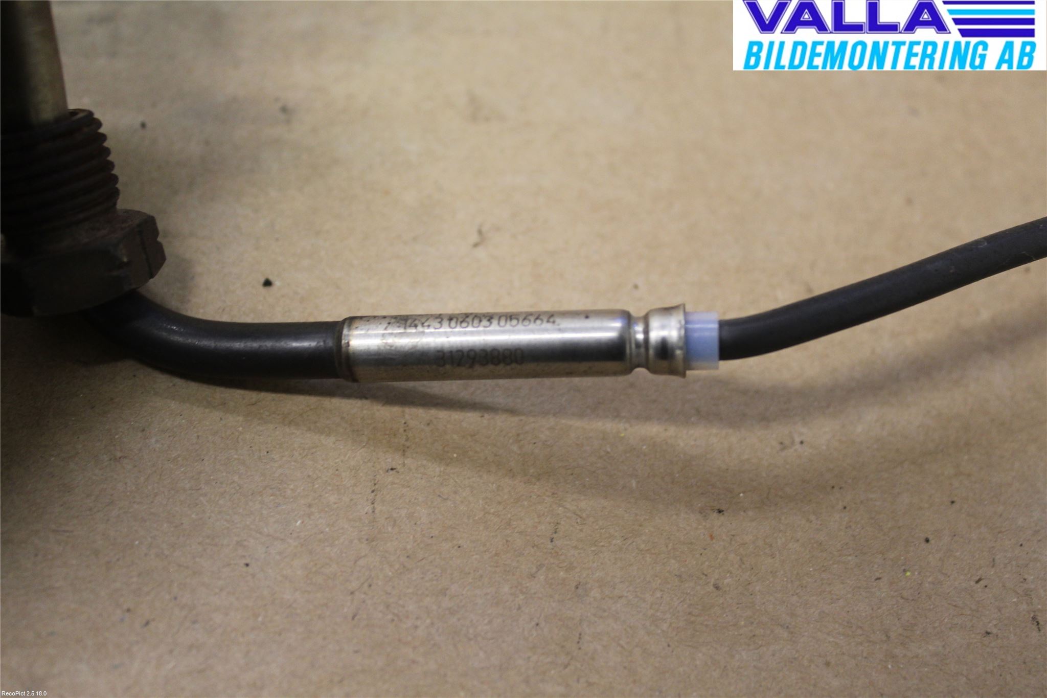 Volvo V70 14-16 Givare Temp-Tryck Avgas