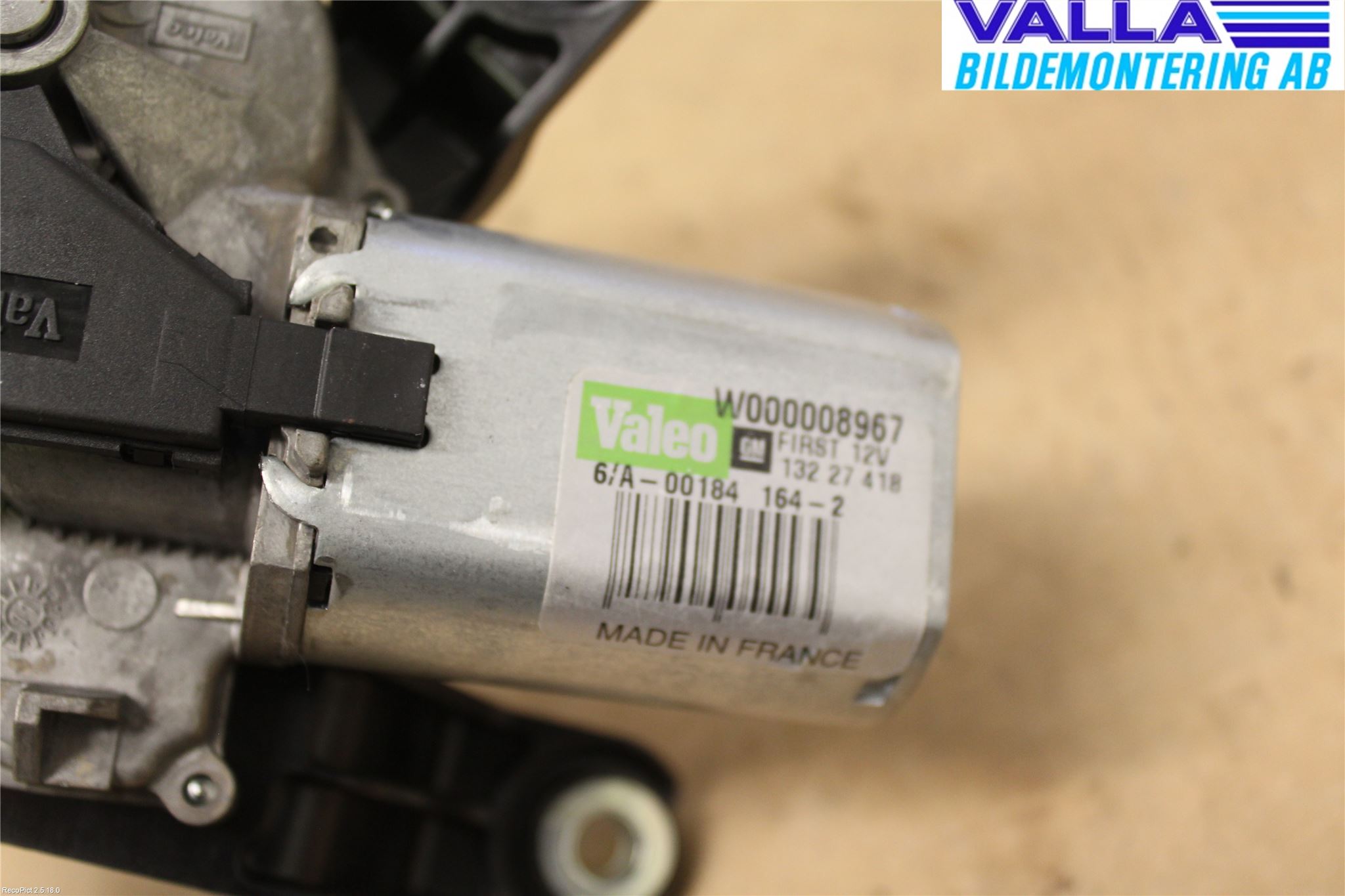 Opel INSIGNIA 09-16 Torkarmotor Baklucka