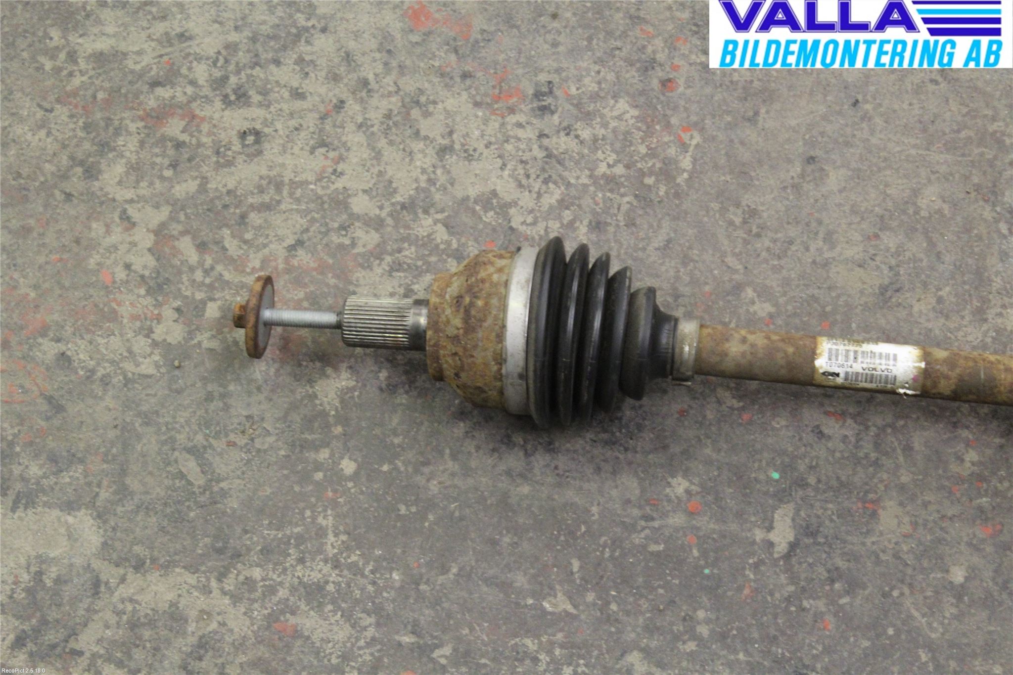 Volvo S40 08-12 Drivaxel Fram Vänster