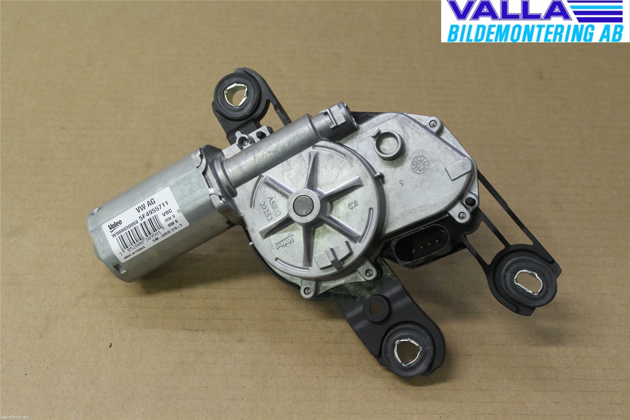 Skoda OCTAVIA (5E) 13-20 Torkarmotor Baklucka