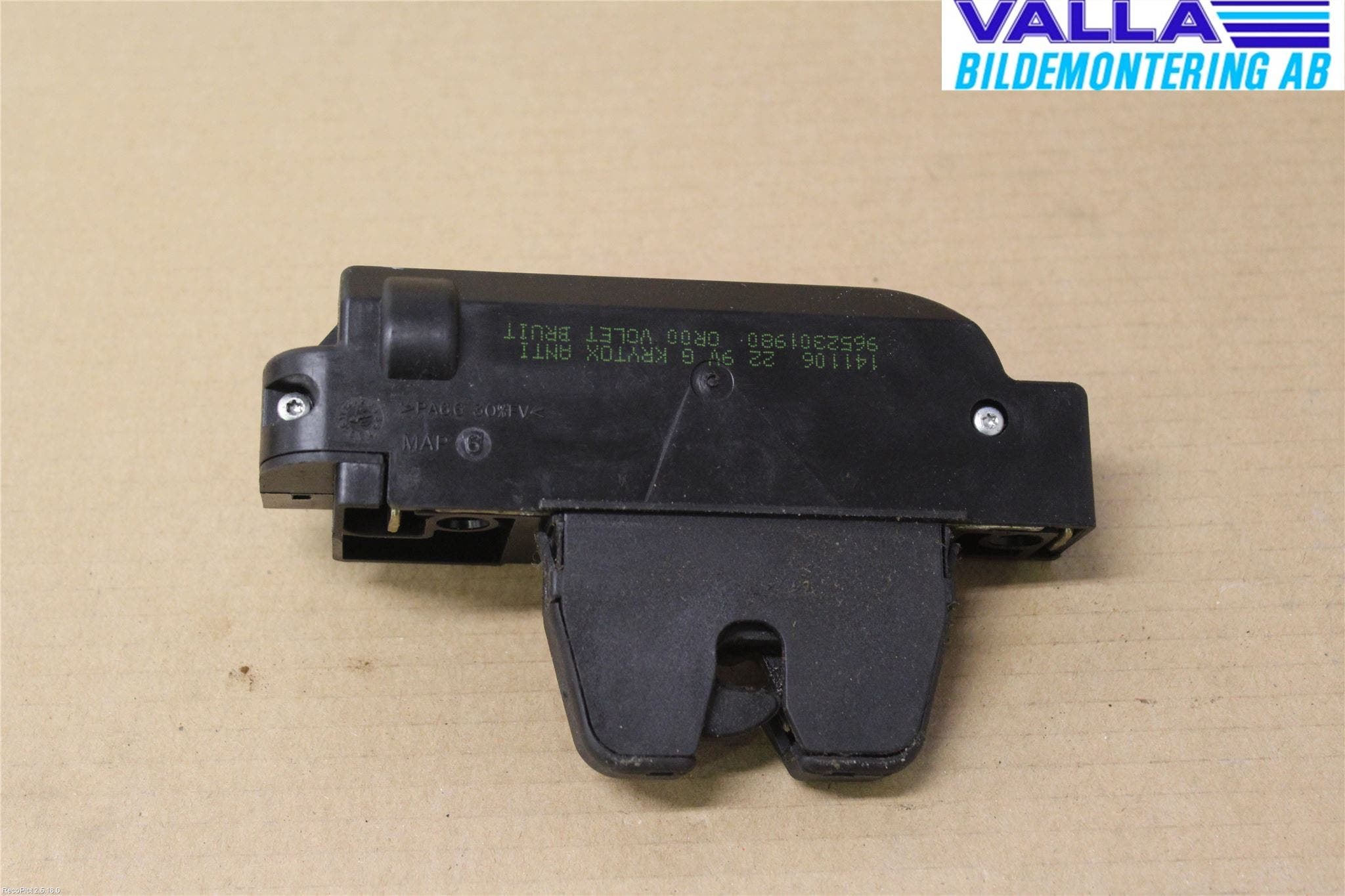 Citroen C3 05-10 Låskista Baklucka