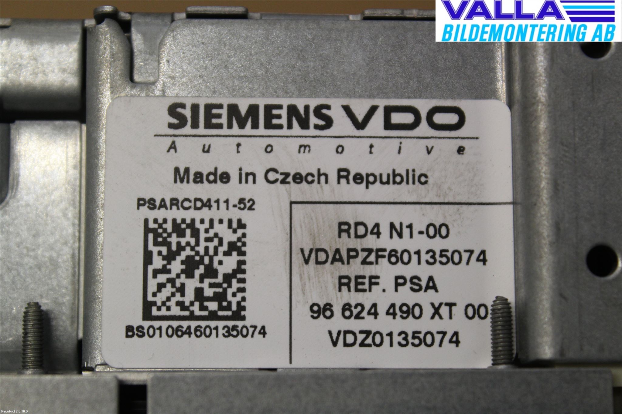 Citroen C3 05-10 Cd Radio - Multimediapanel