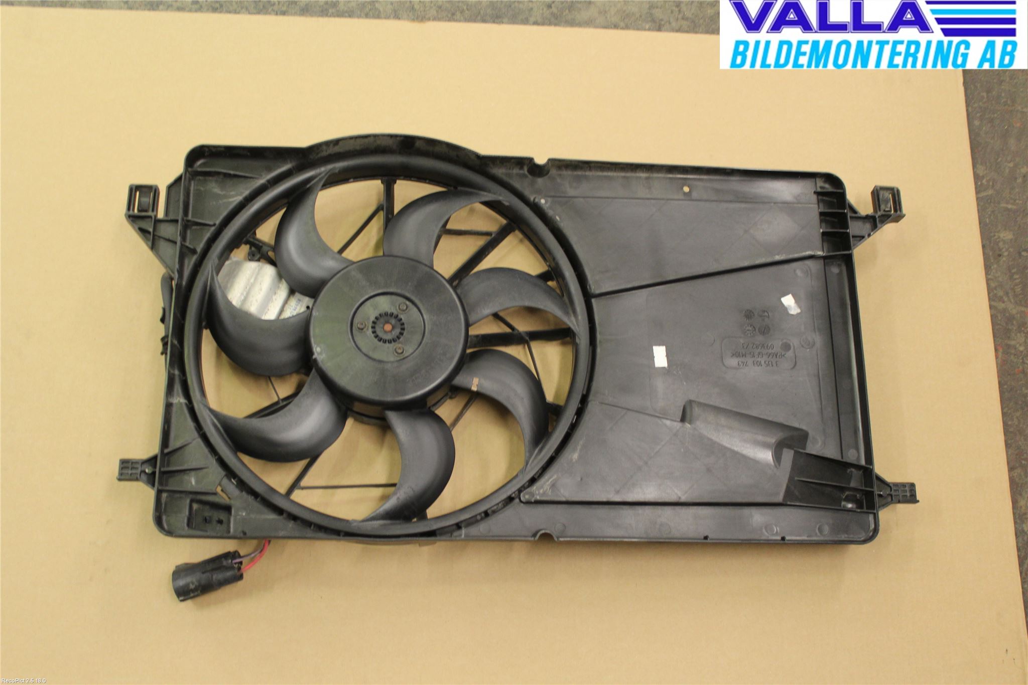 Ford FOCUS 08-11 Kylfläkt El