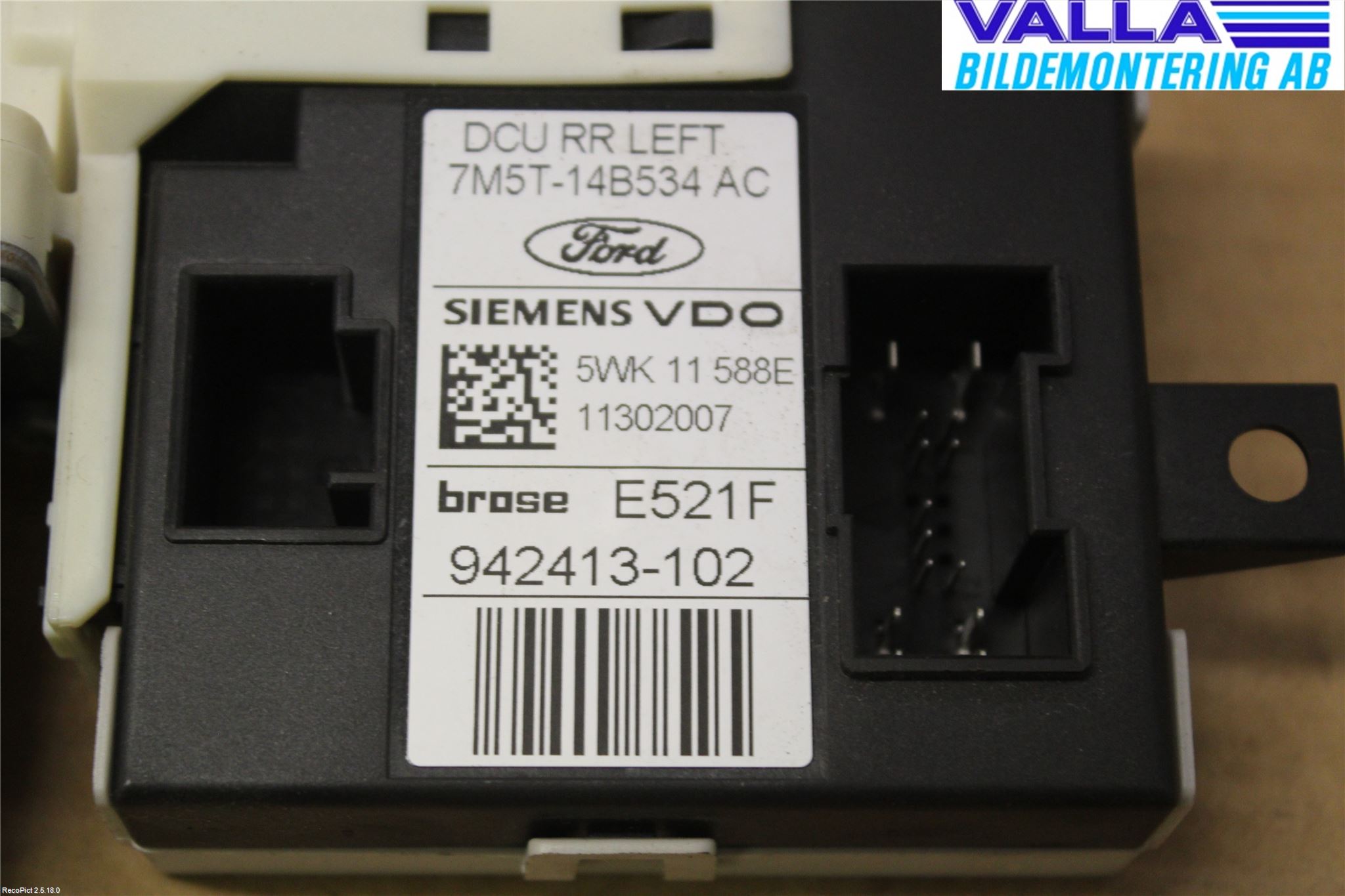 Ford FOCUS 08-11 Fönsterhissmotor