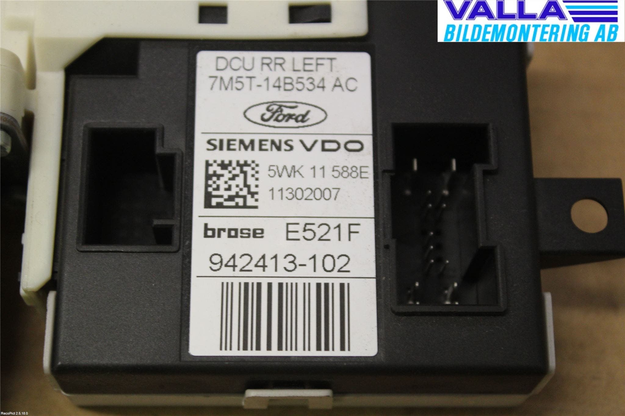 Ford FOCUS 08-11 Fönsterhissmotor