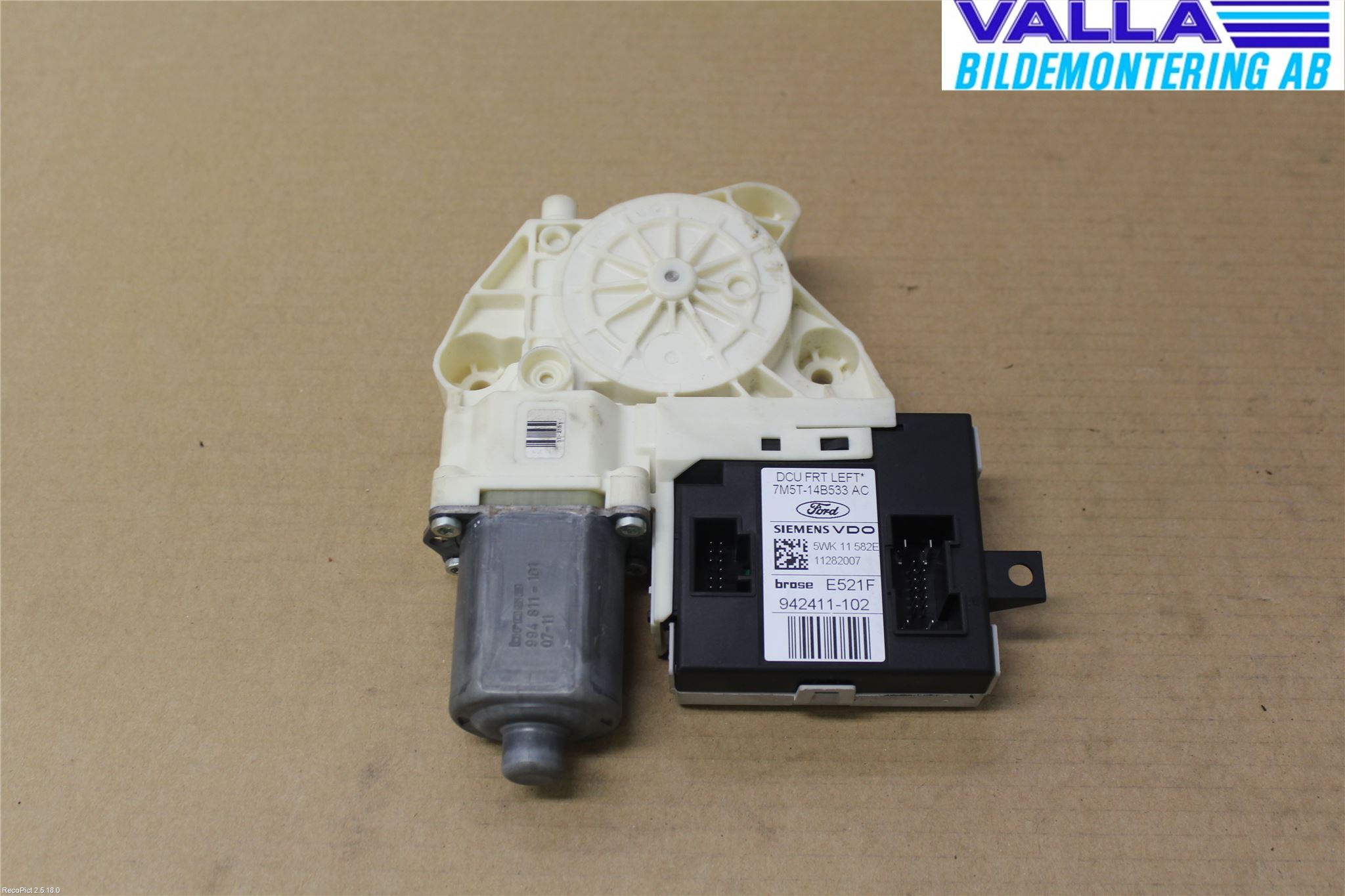 Ford FOCUS 08-11 Fönsterhissmotor