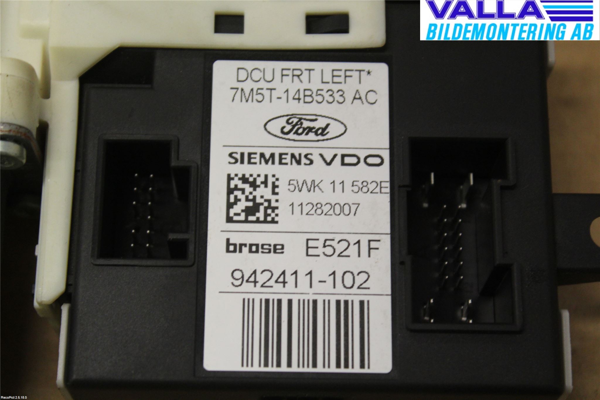 Ford FOCUS 08-11 Fönsterhissmotor