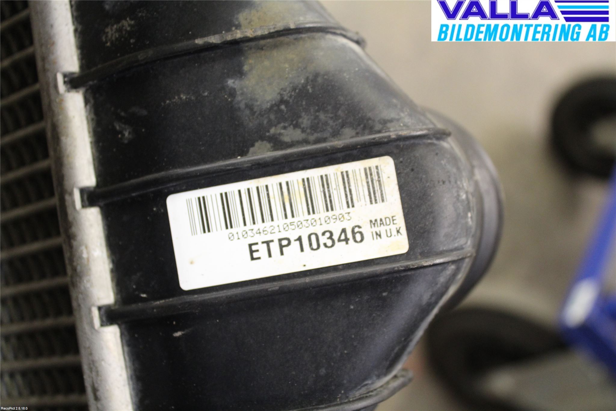 Volvo S40/V40    96-04 Laddluft-Intercooler Kyl