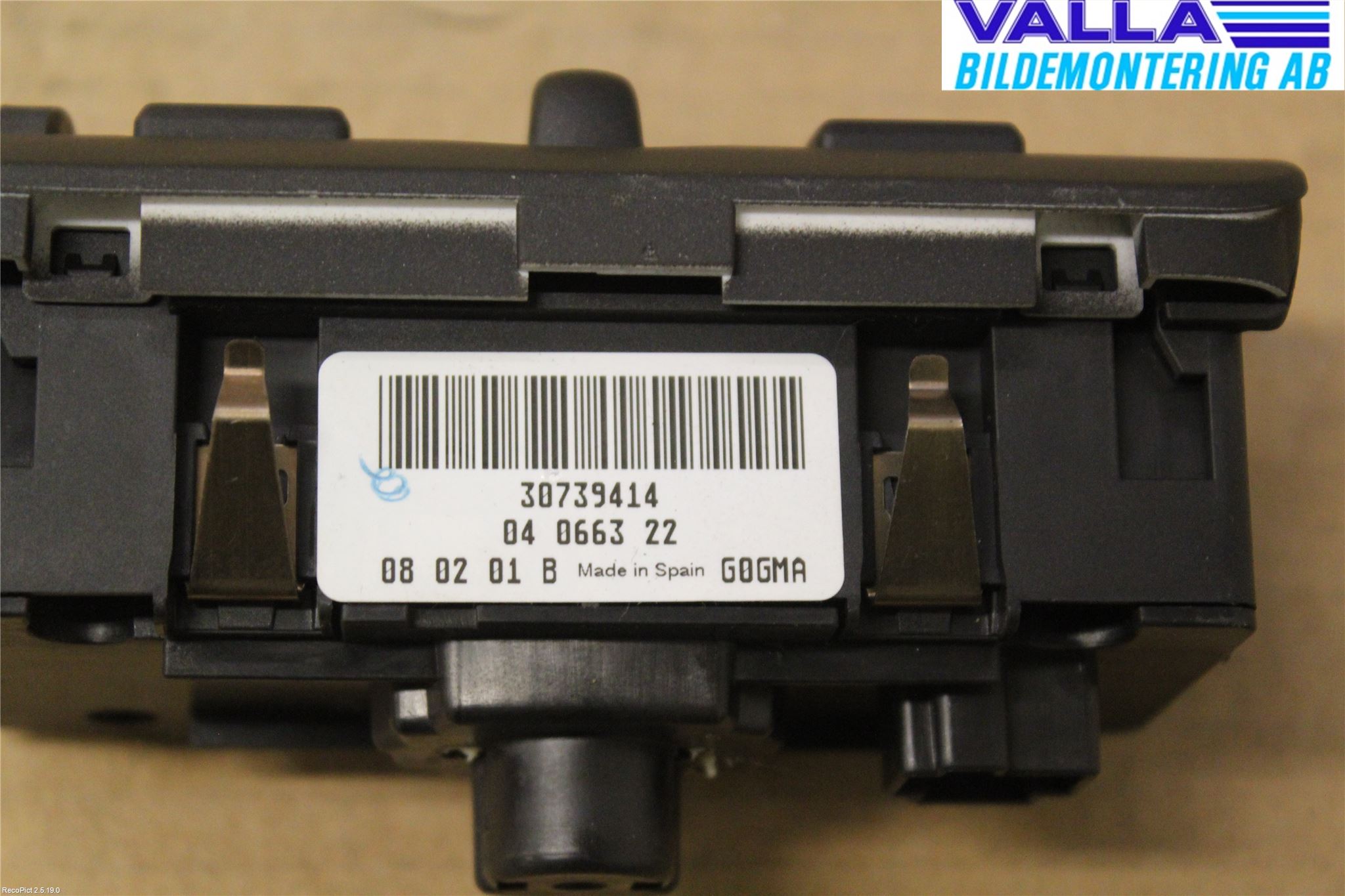 Volvo V70 08-13 Strömställare Ljus