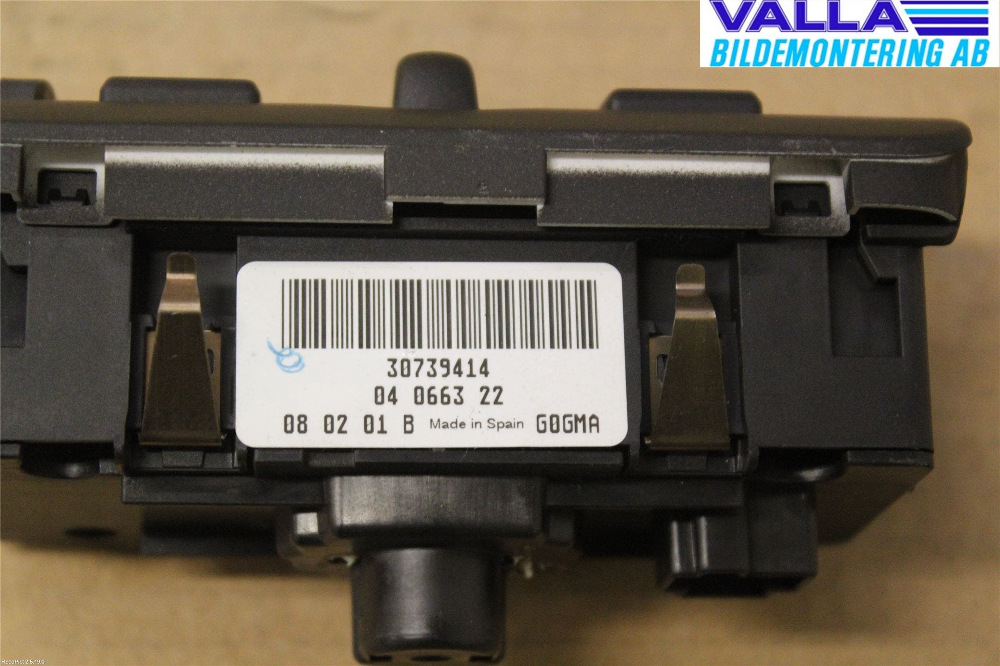 Volvo V70 08-13 Strömställare Ljus