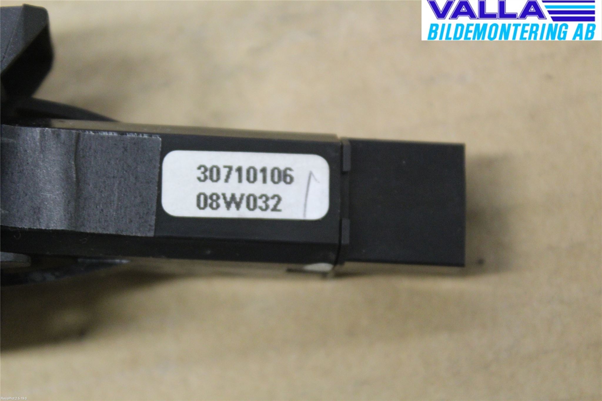 Volvo V70 08-13 Strömställare Varnings