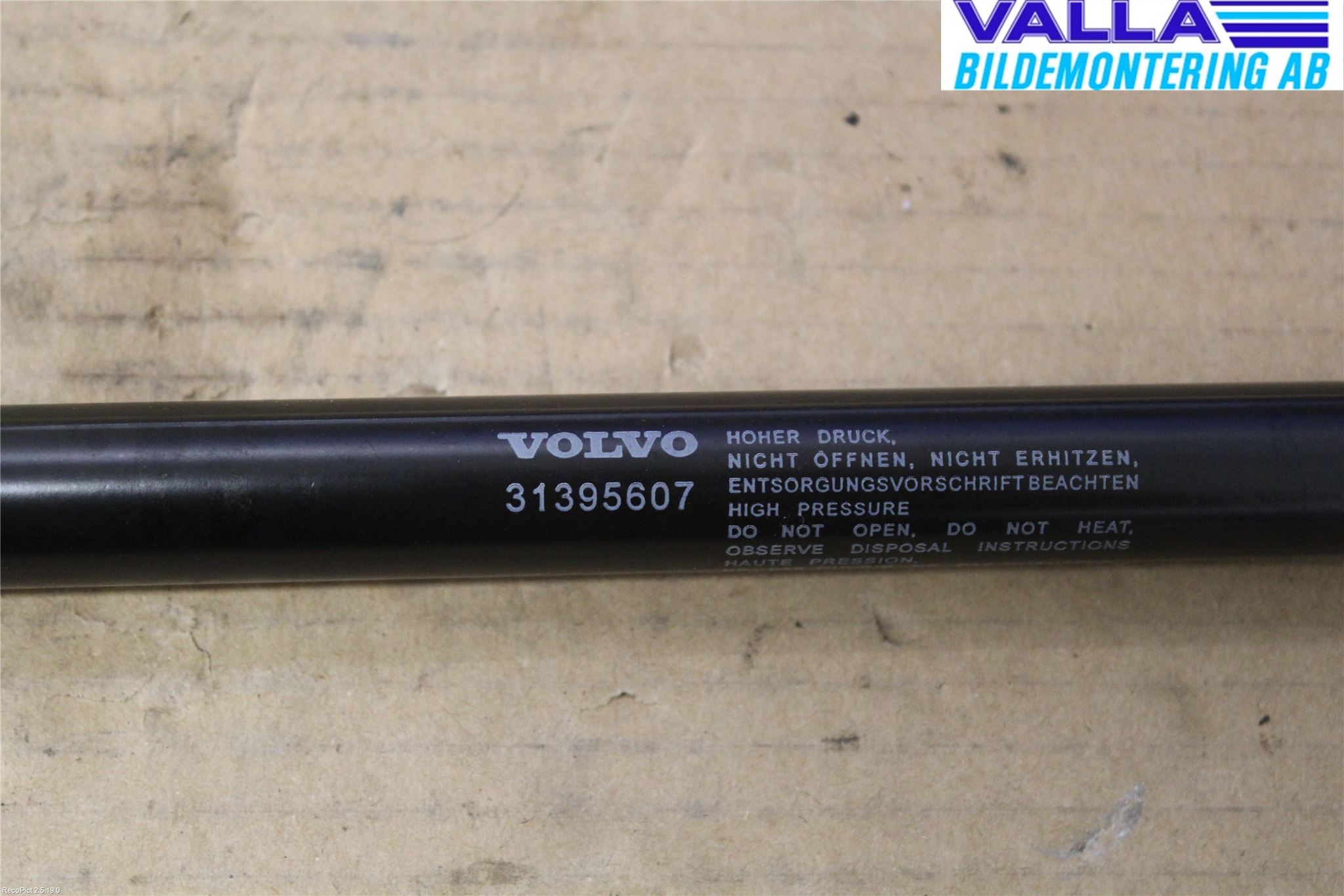 Volvo V40 12-19 Gasfjäder Baklucka