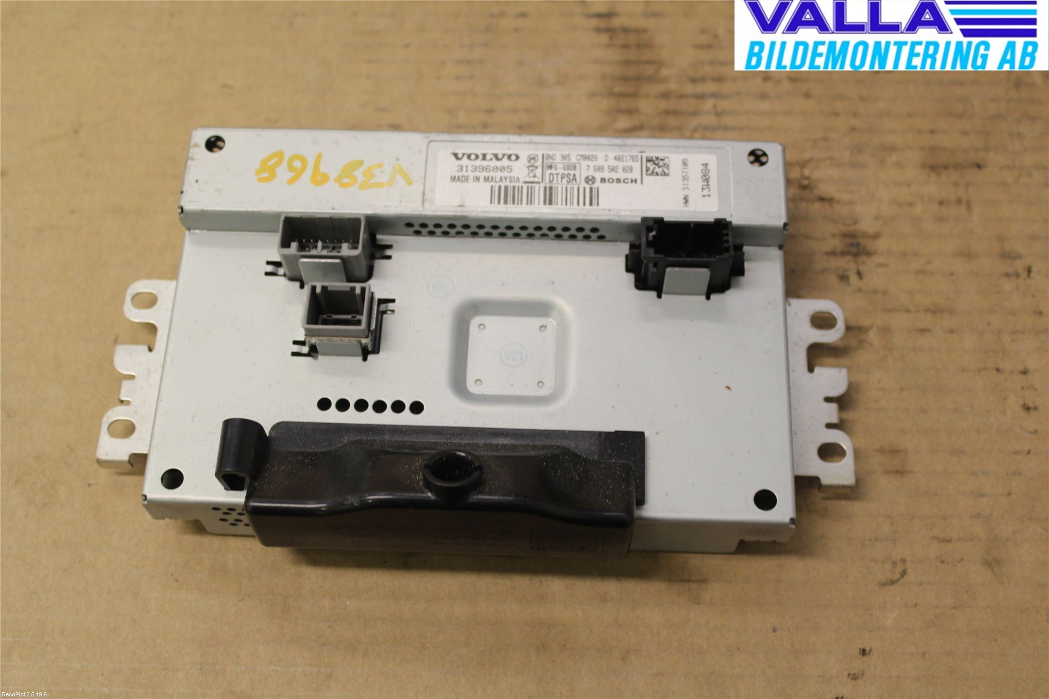 Volvo V70 08-13 Multifunktionsdisplay