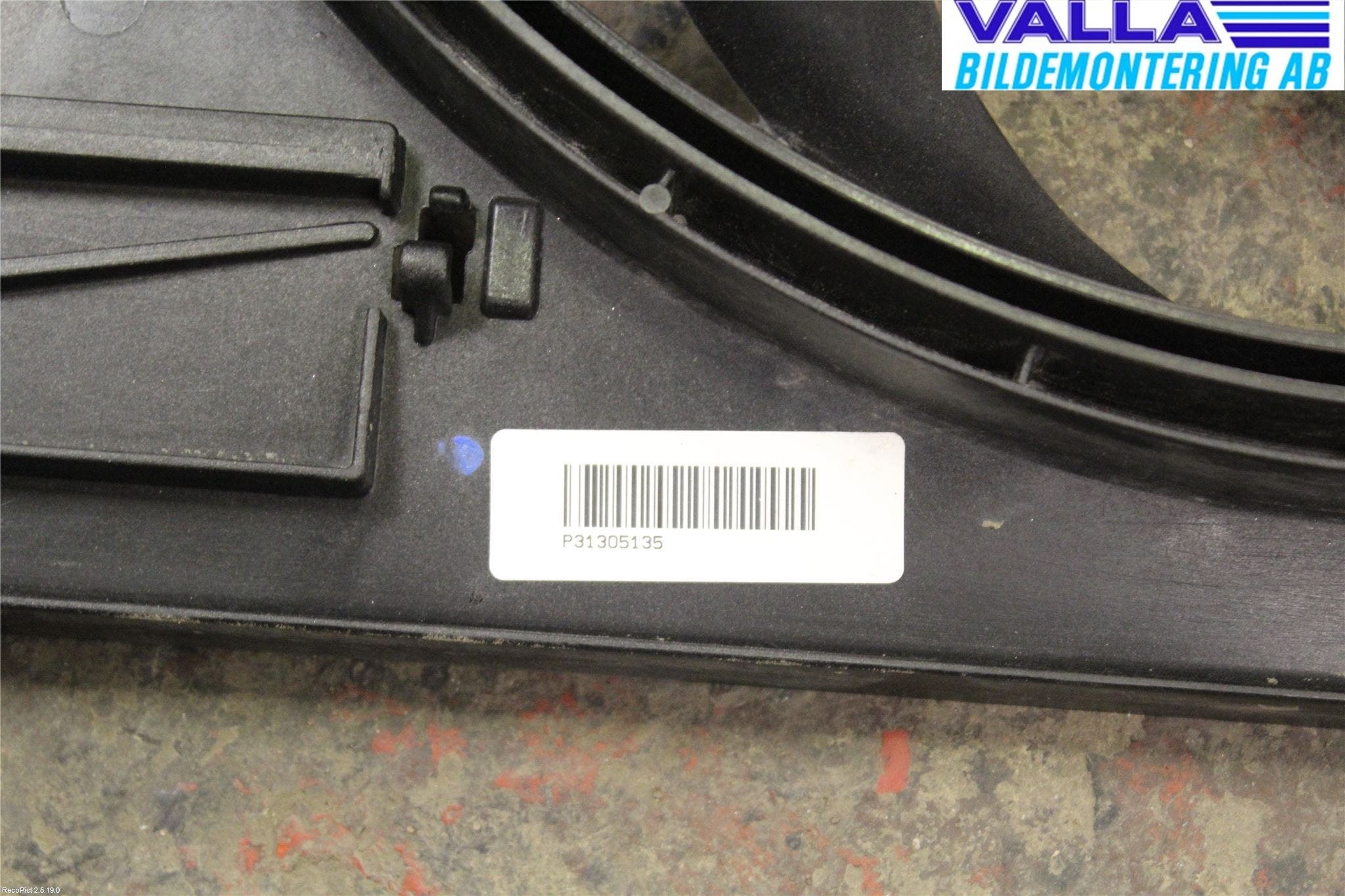 Volvo V70 08-13 Kylfläkt El