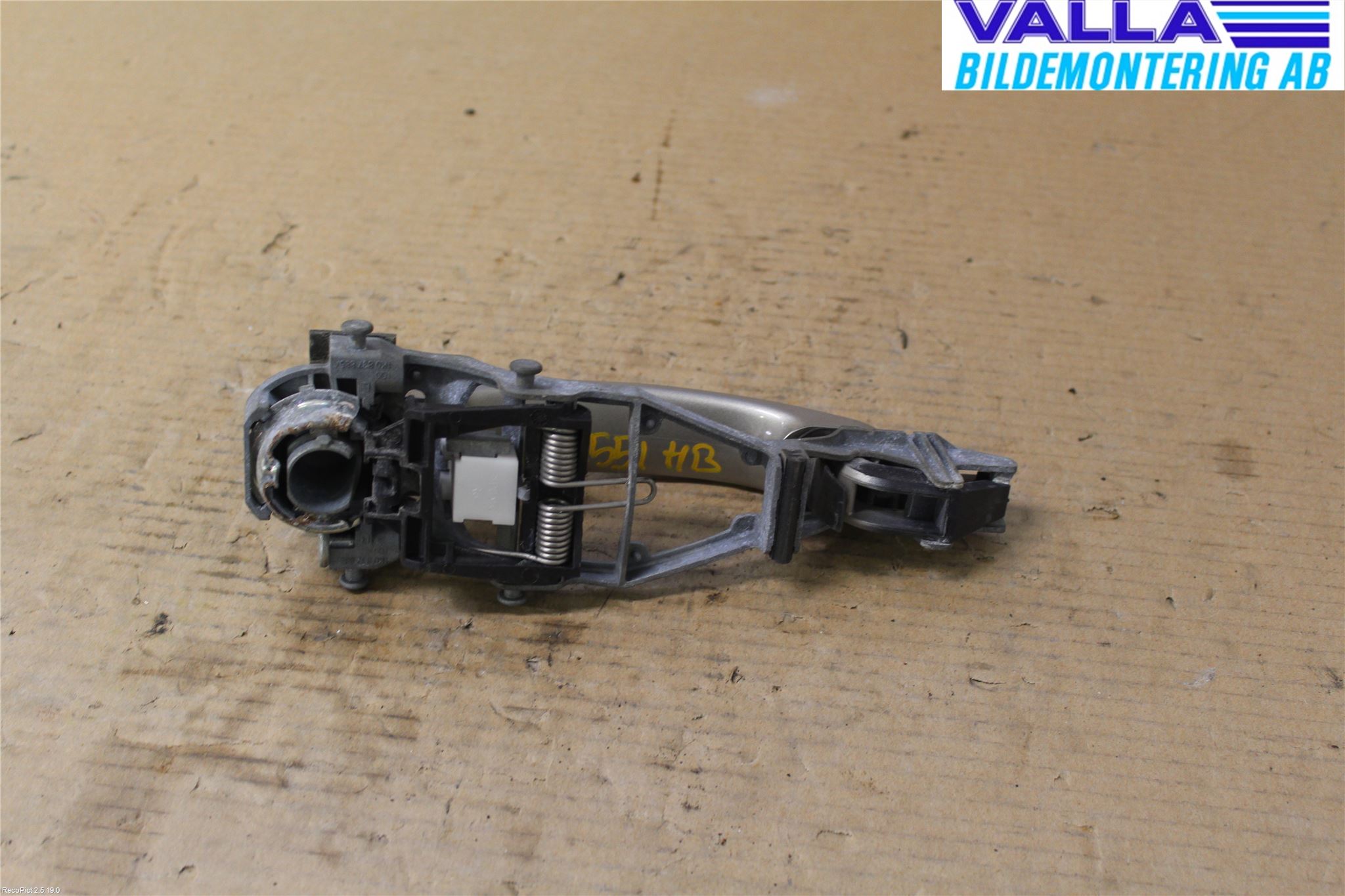 Volkswagen VW GOLF V 04-09 Dörrhandtag Yttre Hö