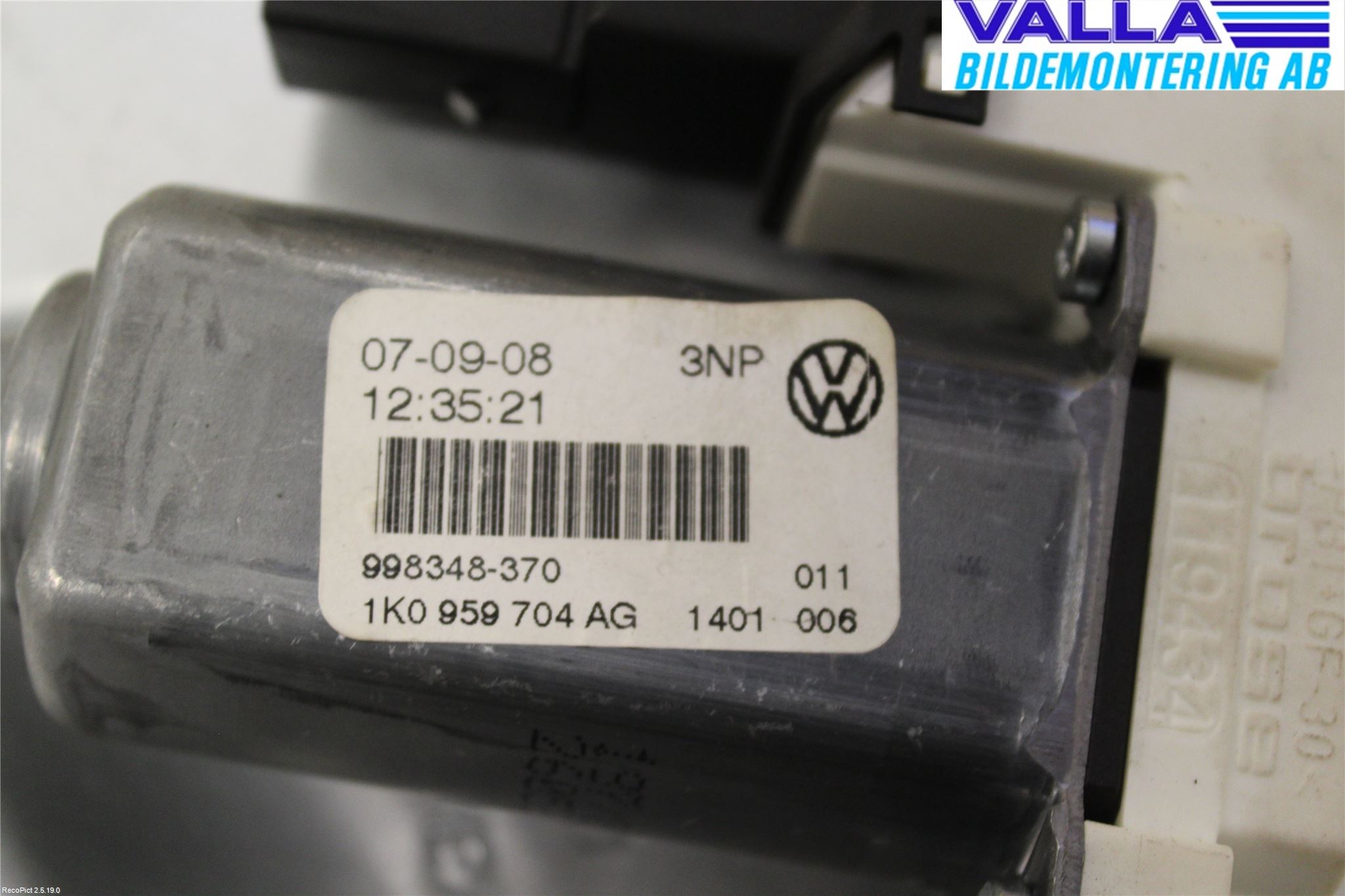 Volkswagen VW GOLF V 04-09 Fönsterhiss El Kompl