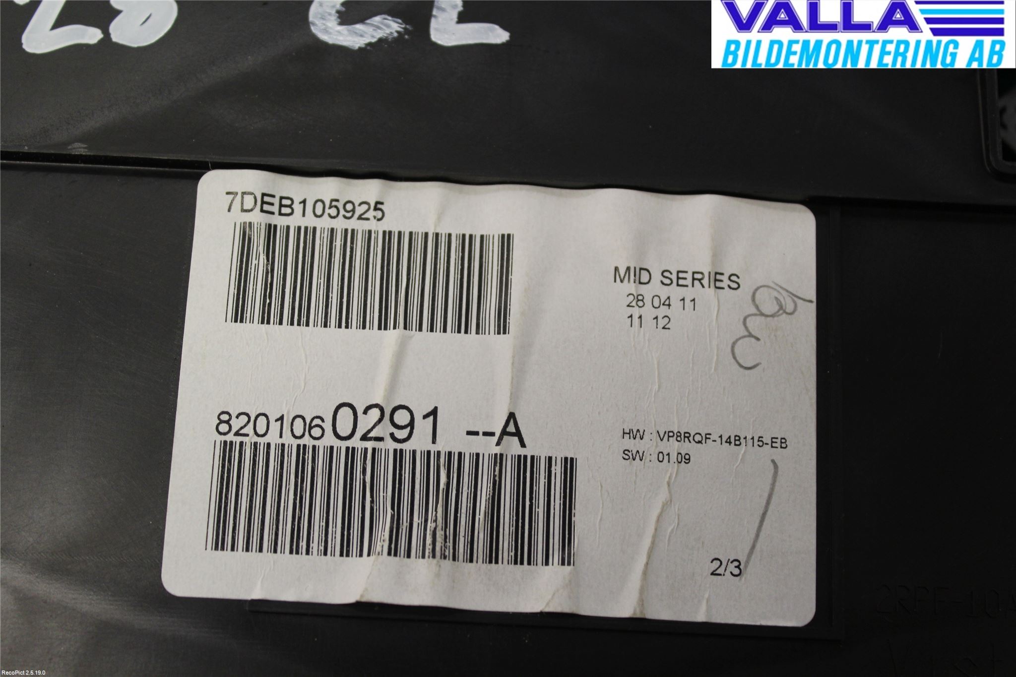 Renault CLIO III  09-12 Instrument Komb