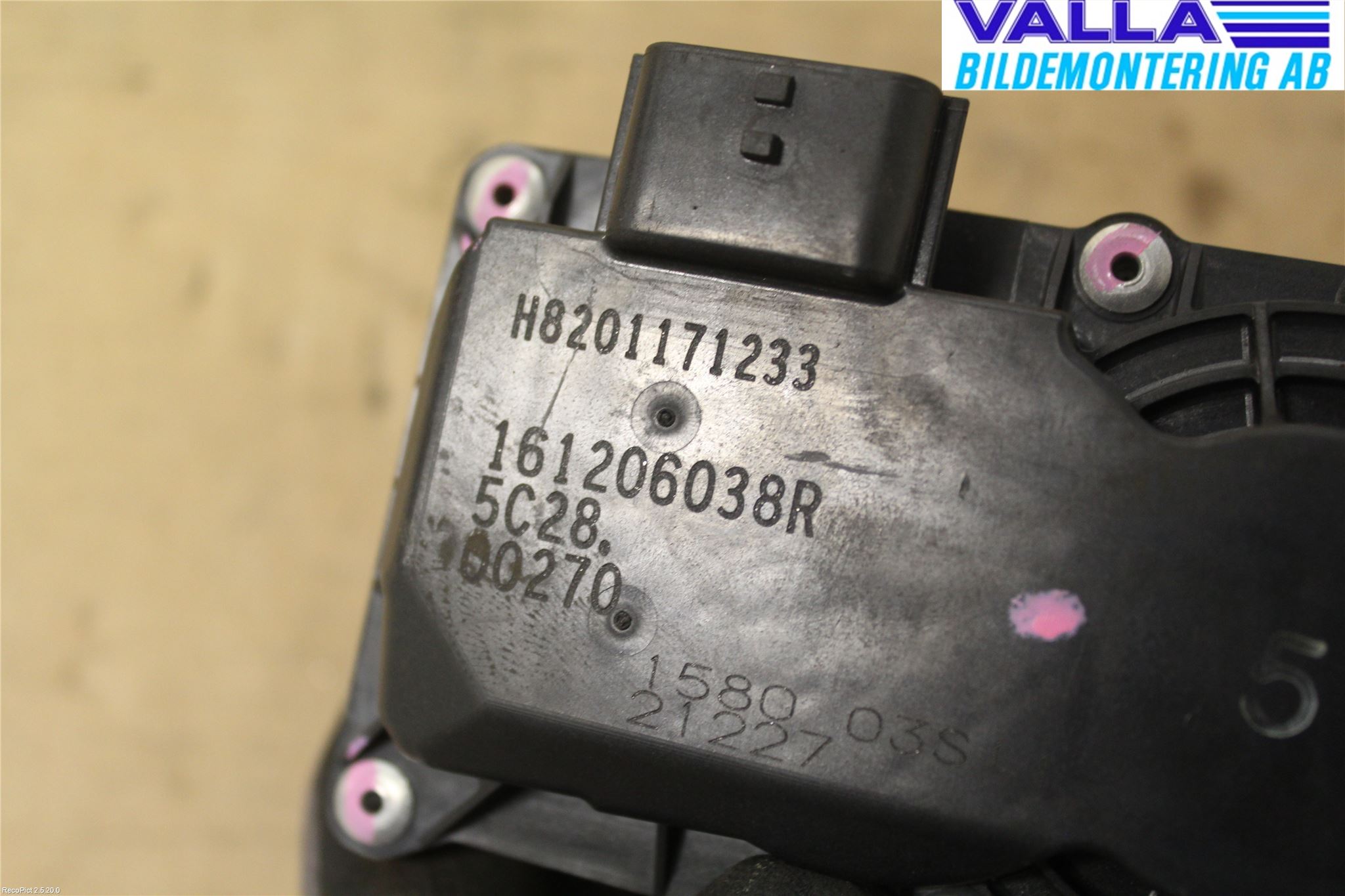 Dacia SANDERO/STEPWAY 13-20 Injspjällhus