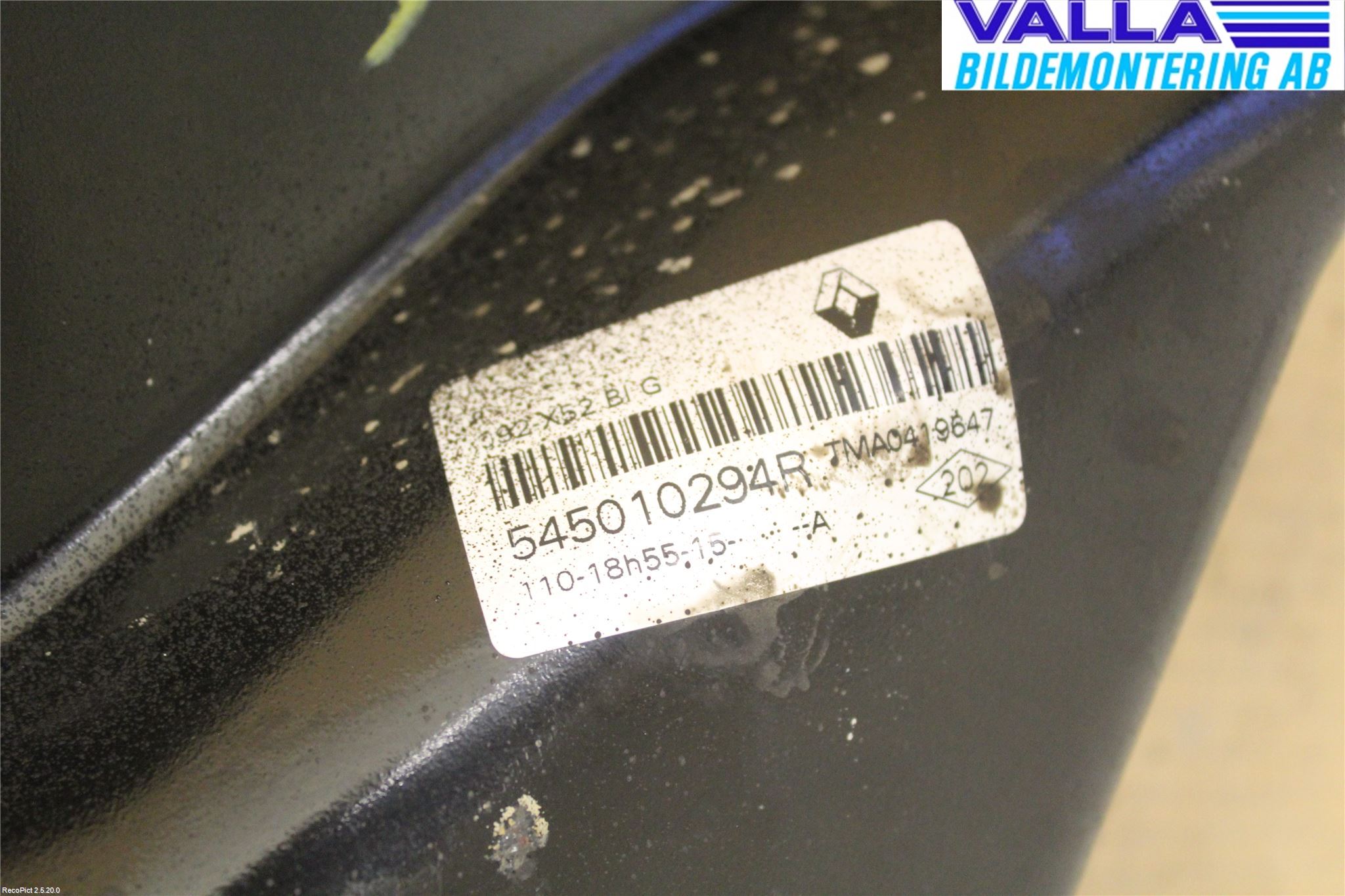 Dacia SANDERO/STEPWAY 13-20 Bärarm Fram Undre Vä