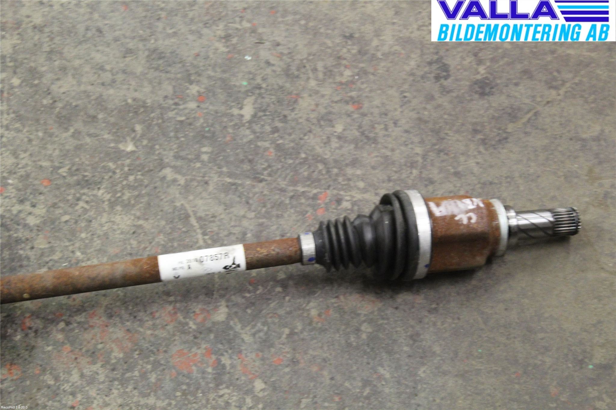 Dacia SANDERO/STEPWAY 13-20 Drivaxel Fram Höger