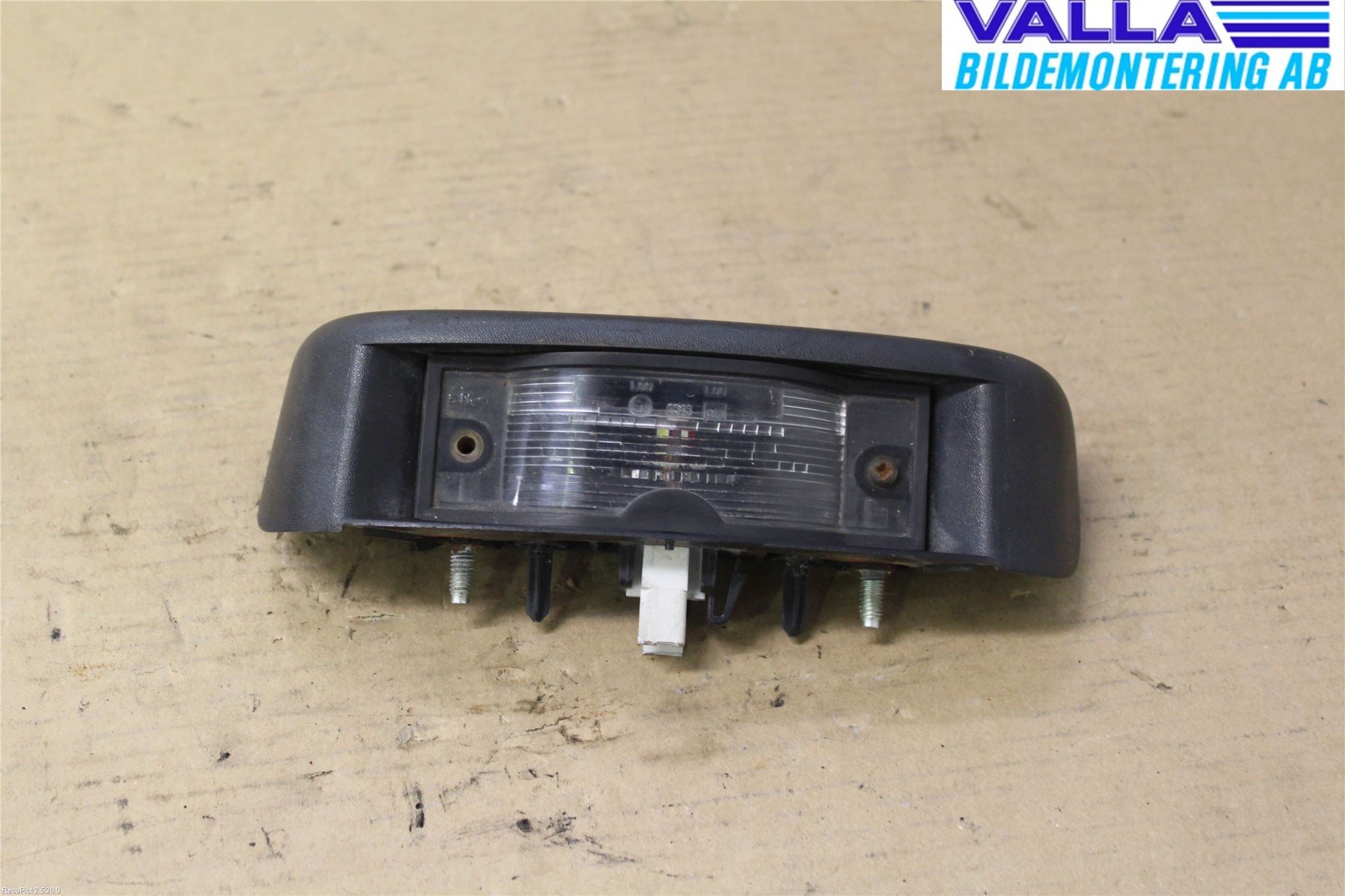 Opel VIVARO 01-14 Skylt Belysning