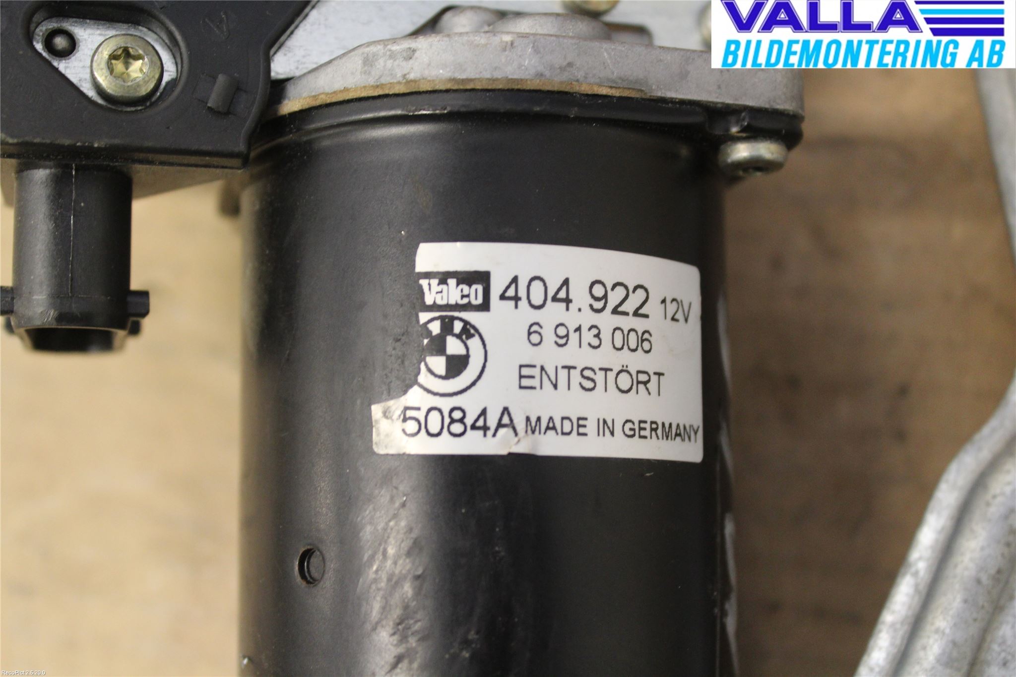 BMW X5 E53     99-06 Torkarmotor Vindruta