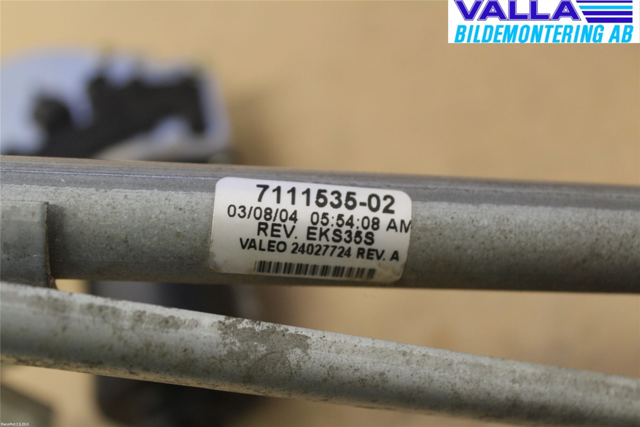 BMW X5 E53     99-06 Torkarmotor Vindruta