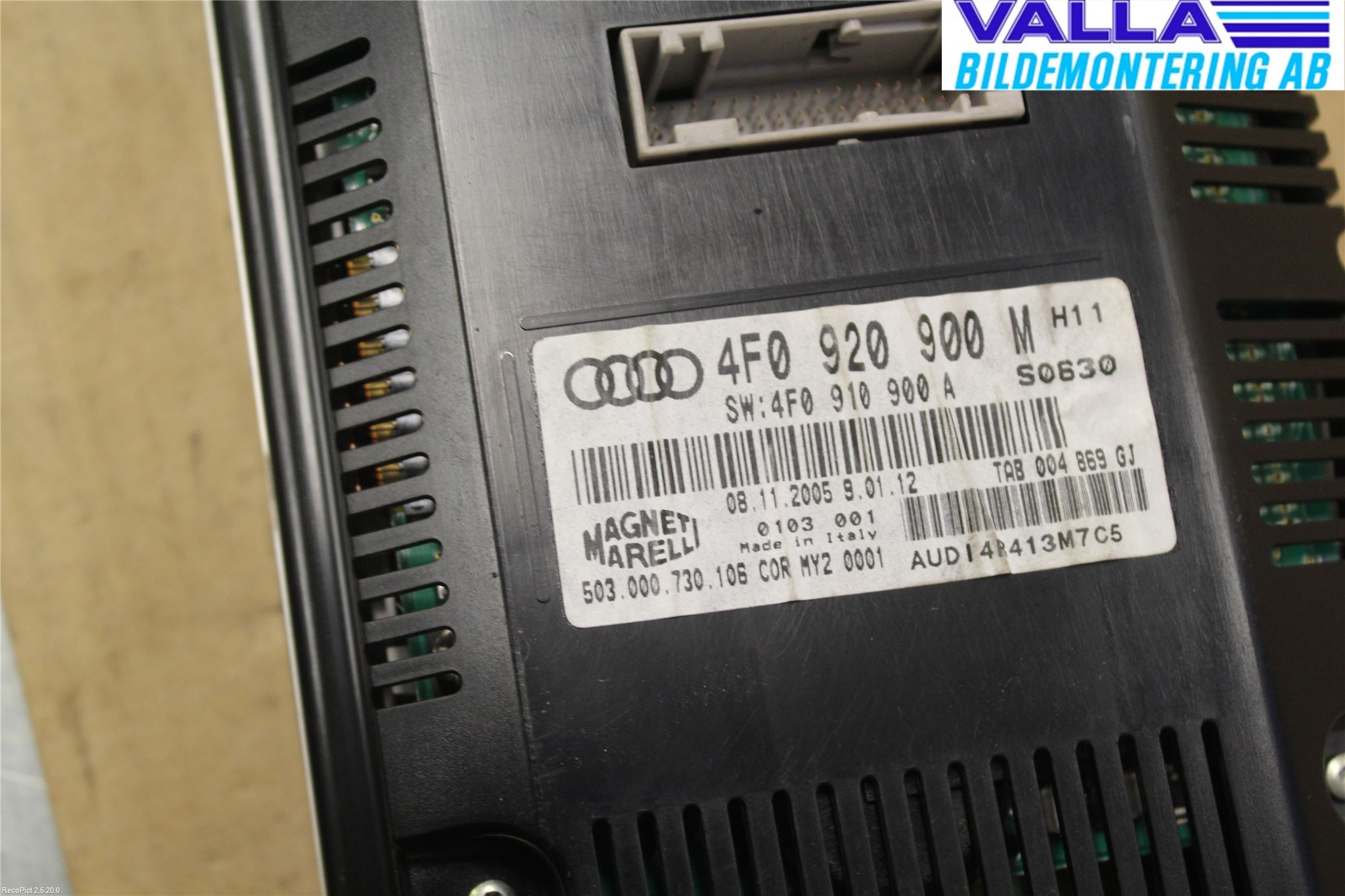 Audi A6/S6     05-11 Instrument Komb