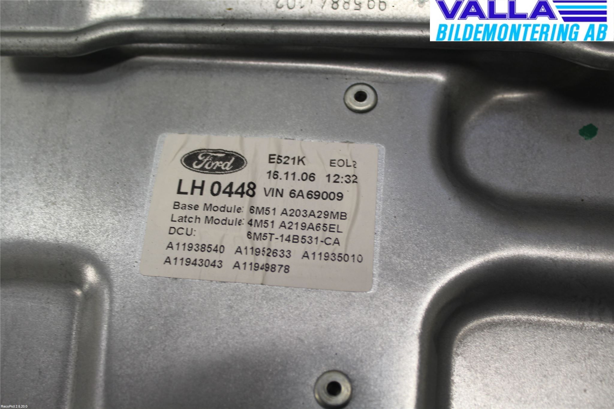 Ford FOCUS     04-07 Fönsterhiss El Kompl