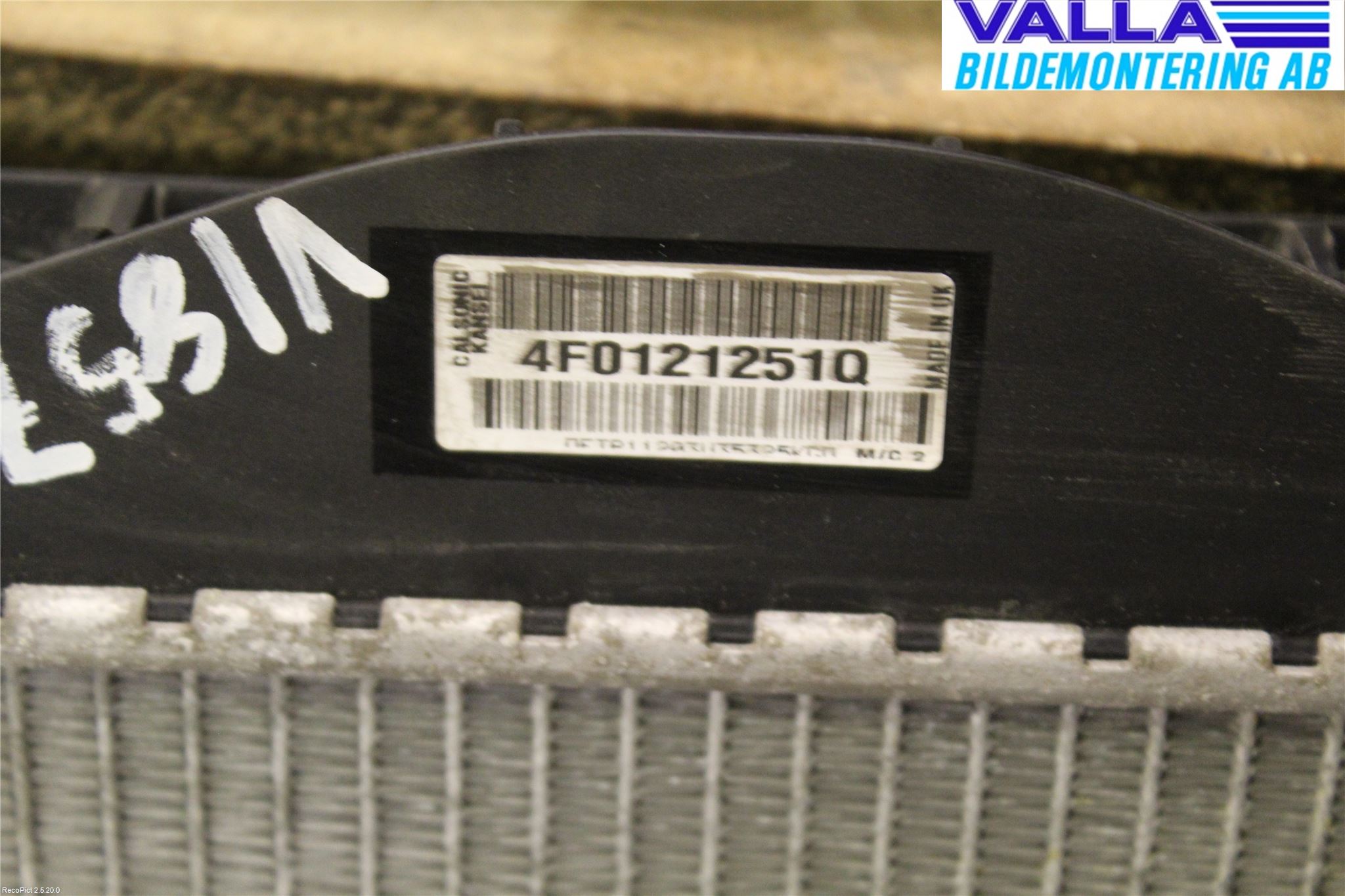 Audi A6/S6     05-11 Kylare Man