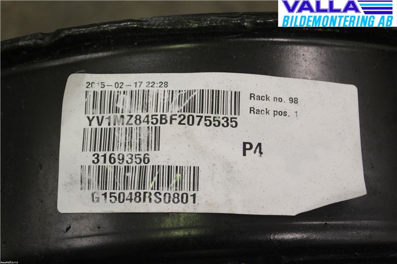 Volvo V40 CROSS COUNTRY 13-19 Bakaxelbalk