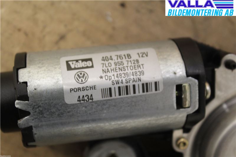 Porsche CAYENNE 03- Torkarmotor Baklucka