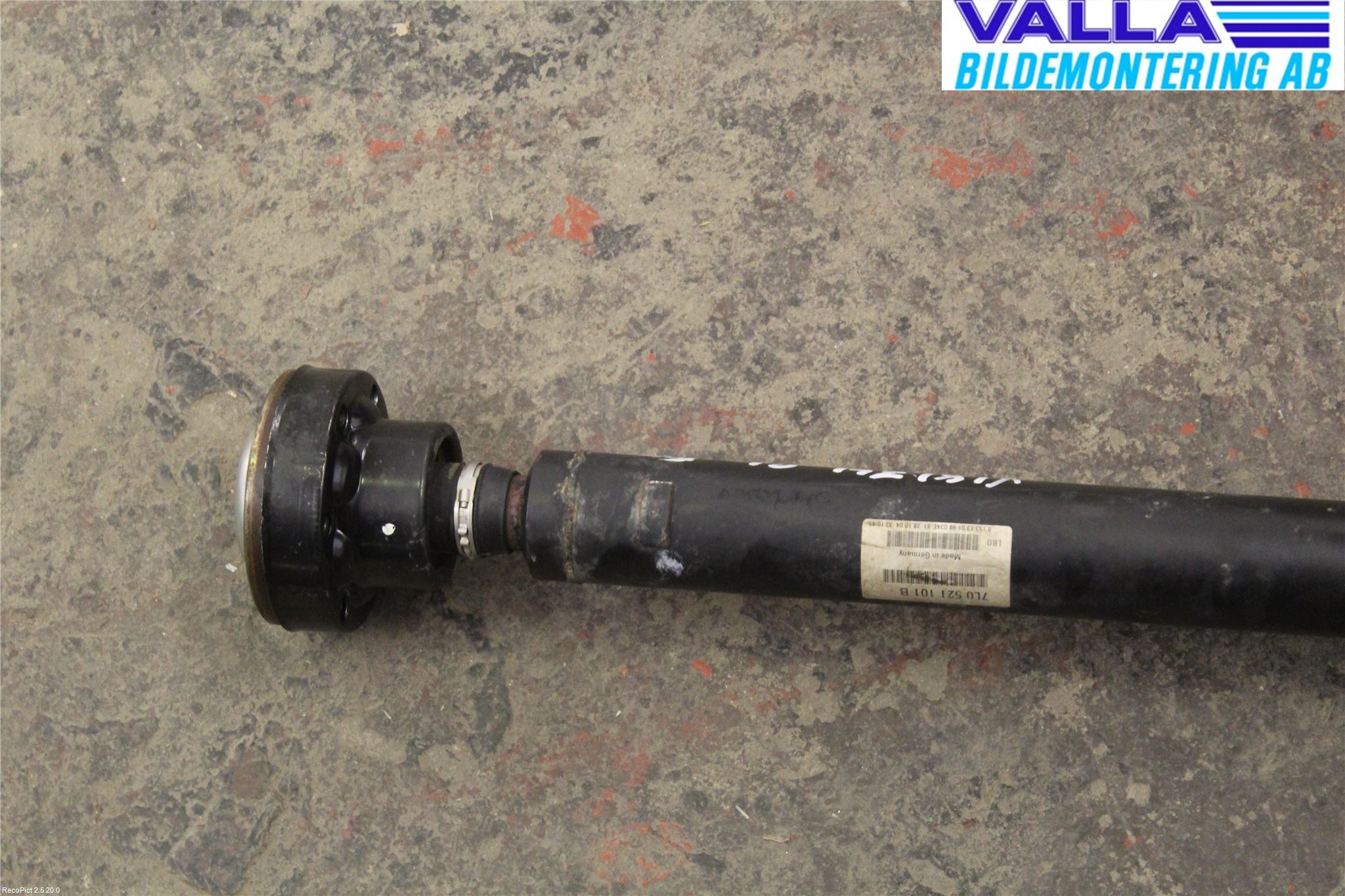 Porsche CAYENNE 03- Mellanaxel Främre 4Wd