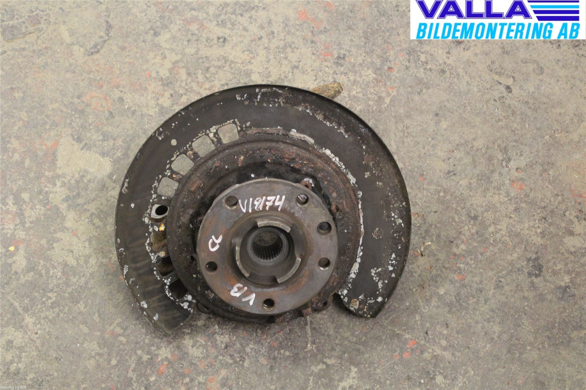 Porsche CAYENNE 03- Hjullagerhus Bak Vä