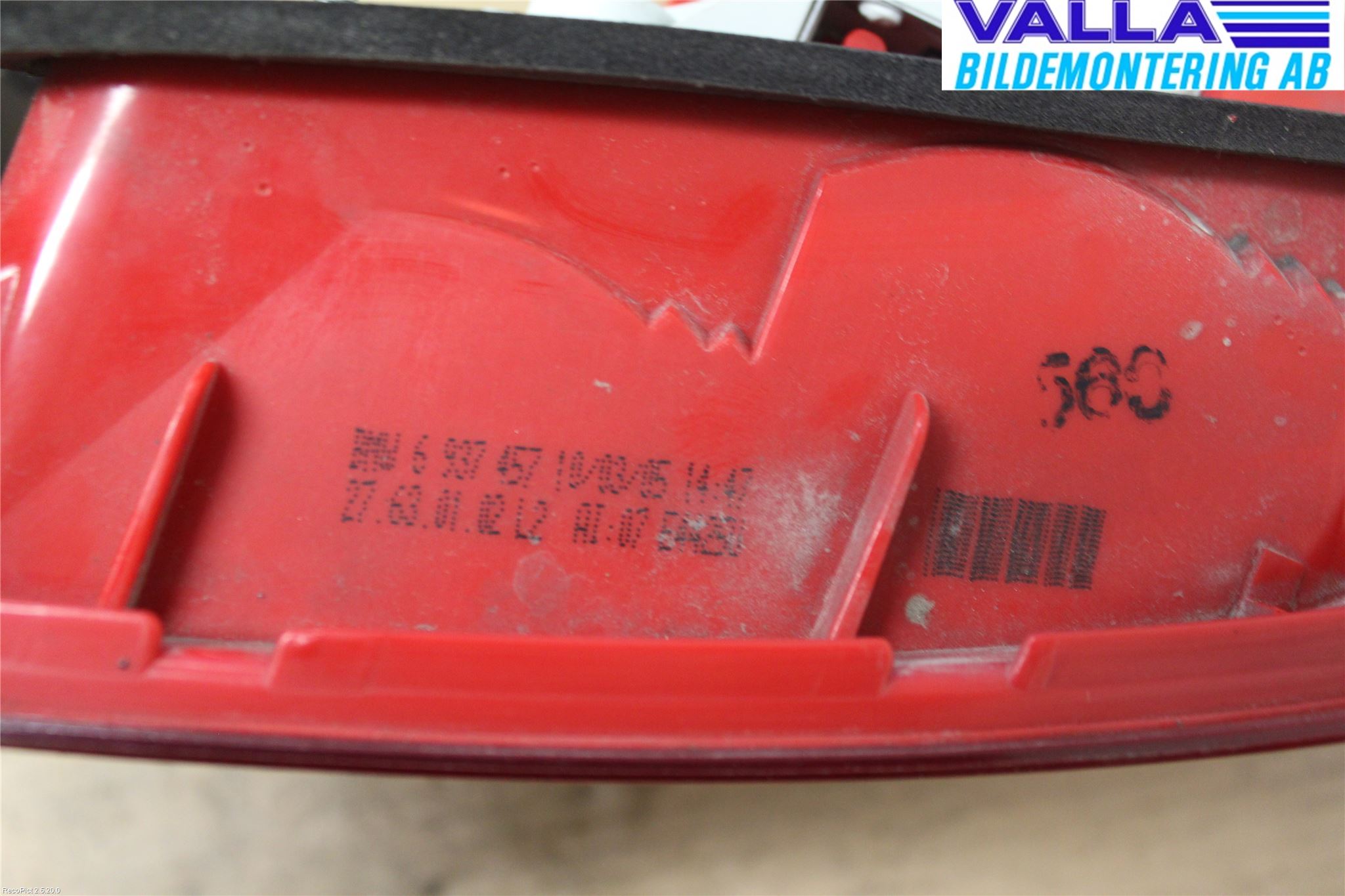 BMW 3 E90/91 SED/TOU 05-12 Bakljus Vänster