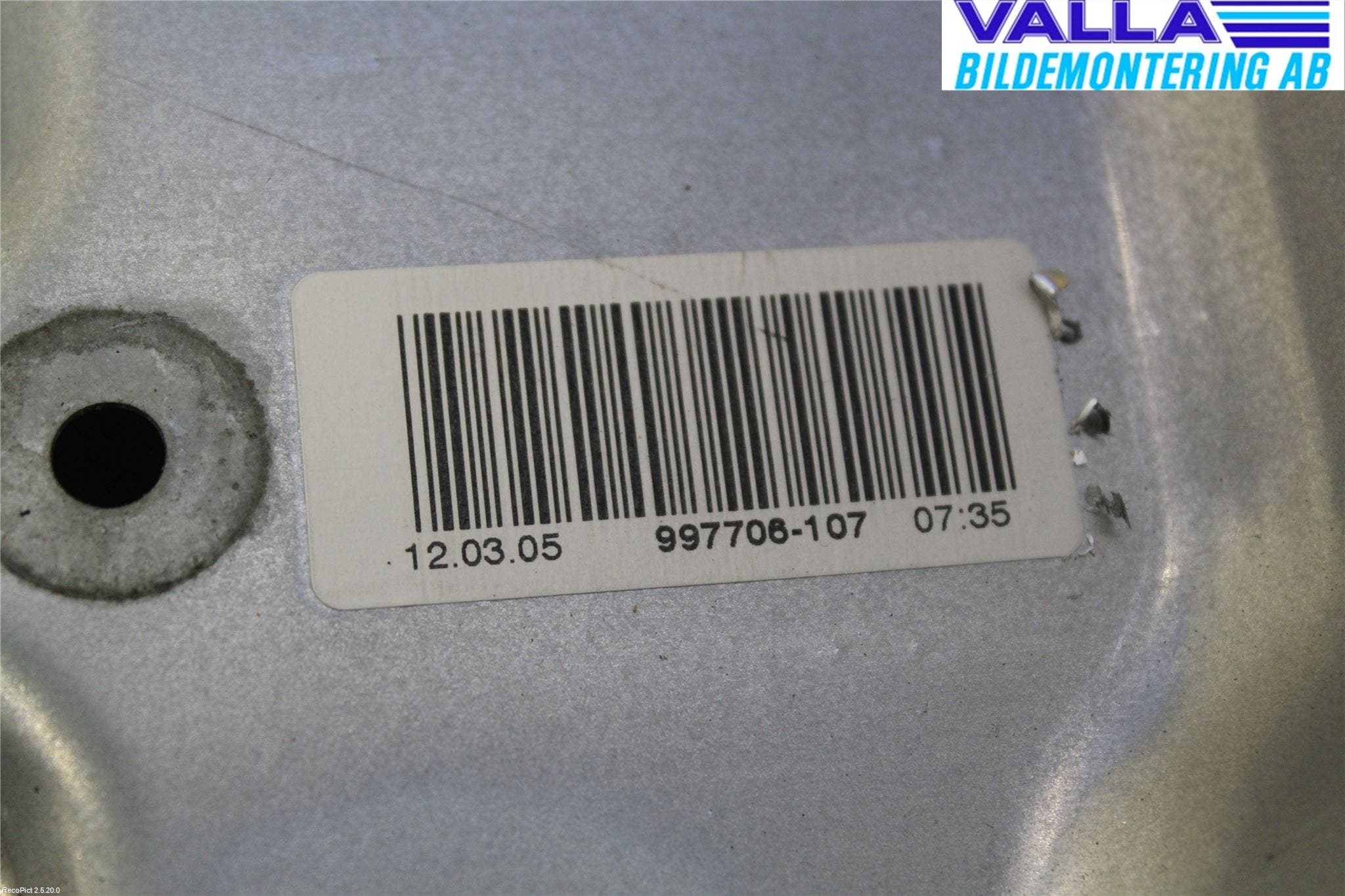 Volvo S40 04-07 Fönsterhissmekanism