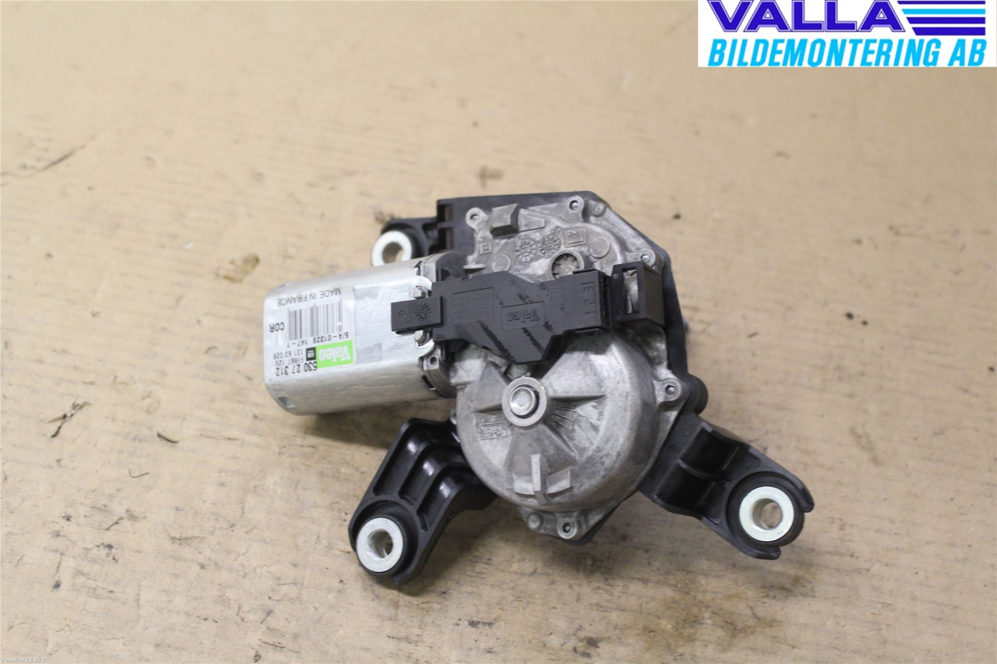 Opel CORSA D 07-14 Torkarmotor Baklucka