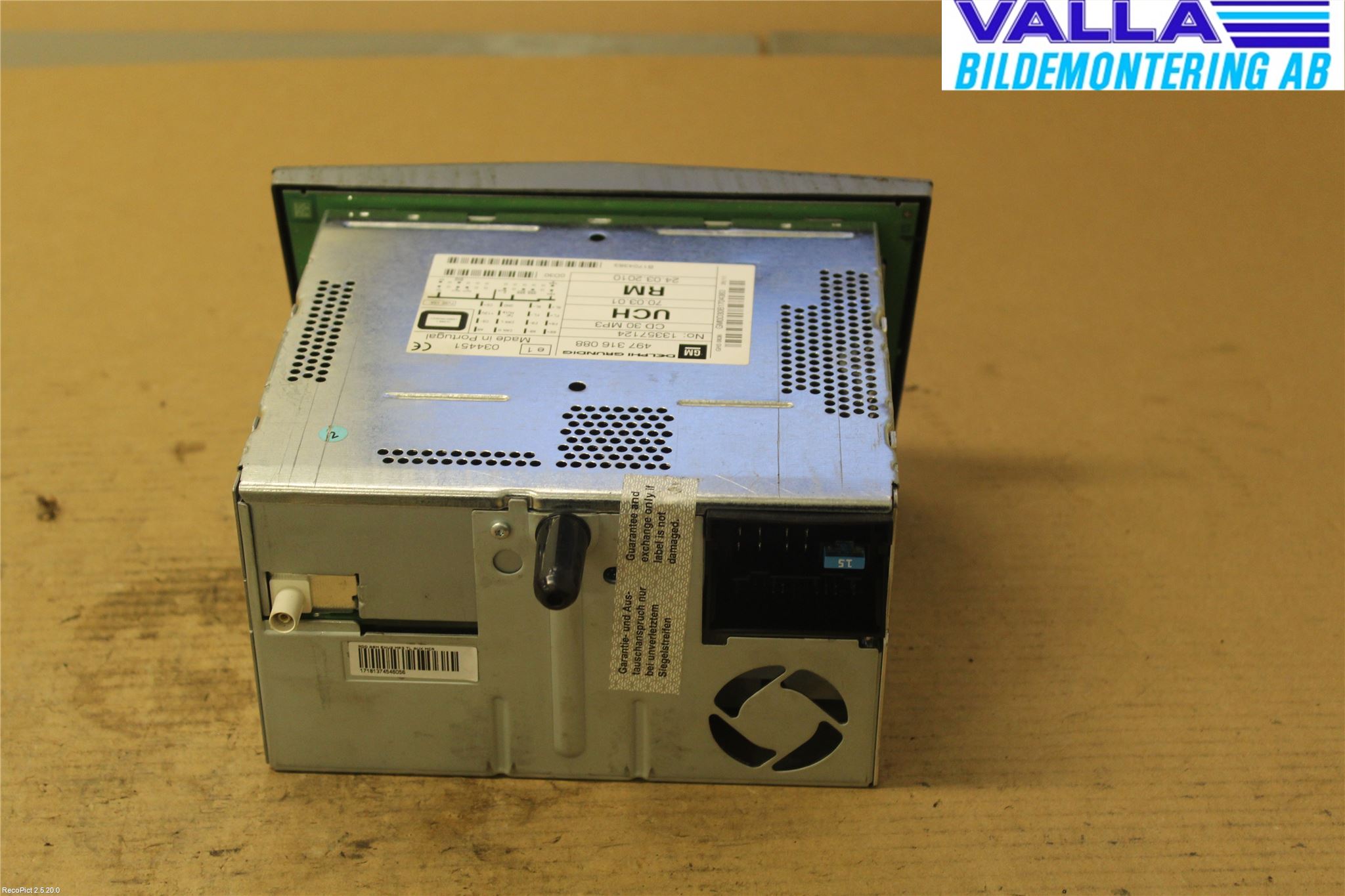 Opel CORSA D 07-14 Cd Radio - Multimediapanel