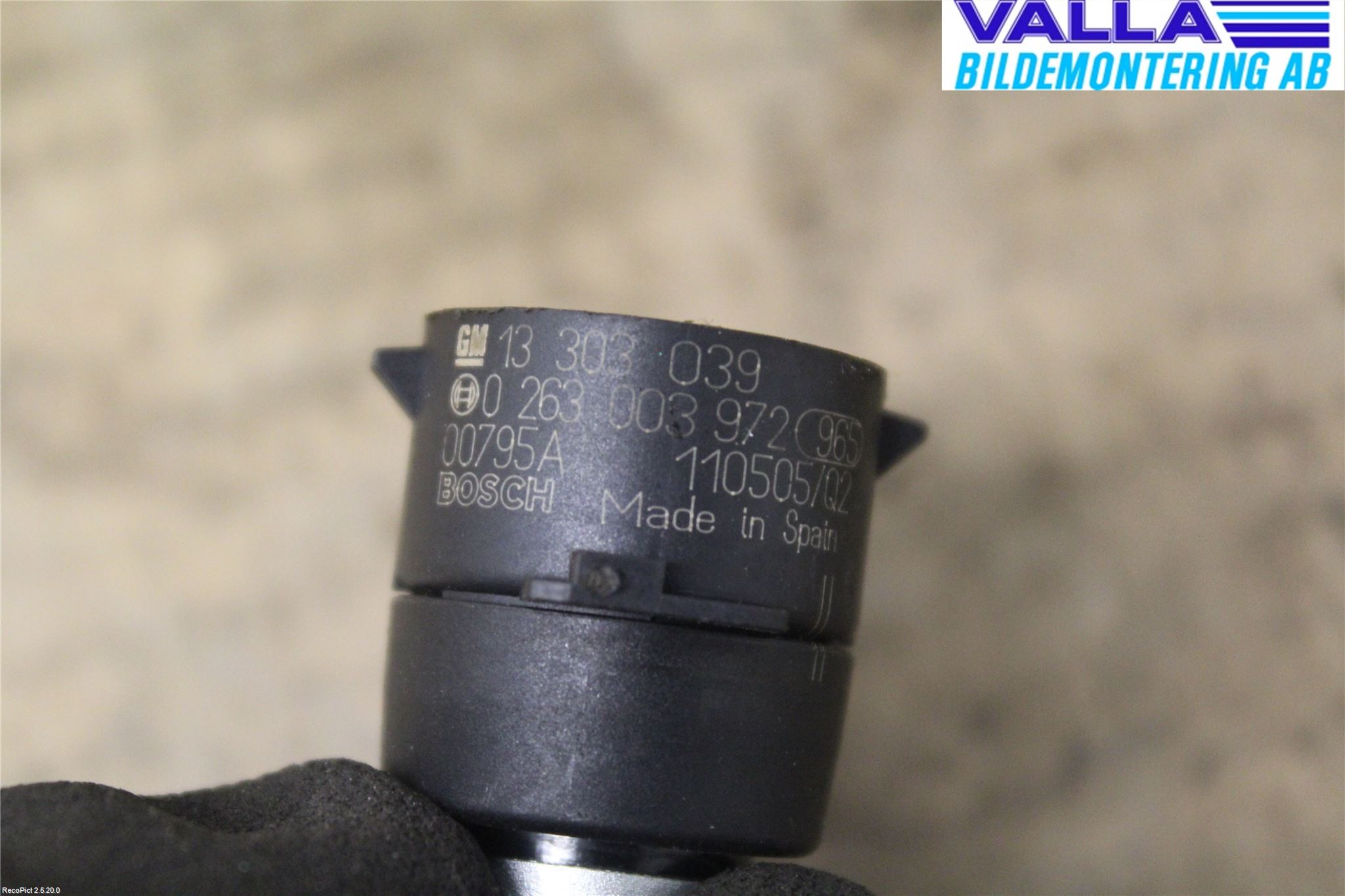 Opel CORSA D 07-14 Parkeringshjälp Backsensor