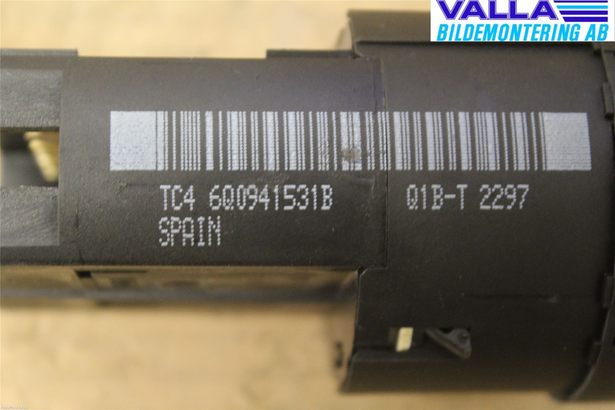 Volkswagen VW TRANSP/CARAVELLE (T5) 04-15 Strömställare Ljus