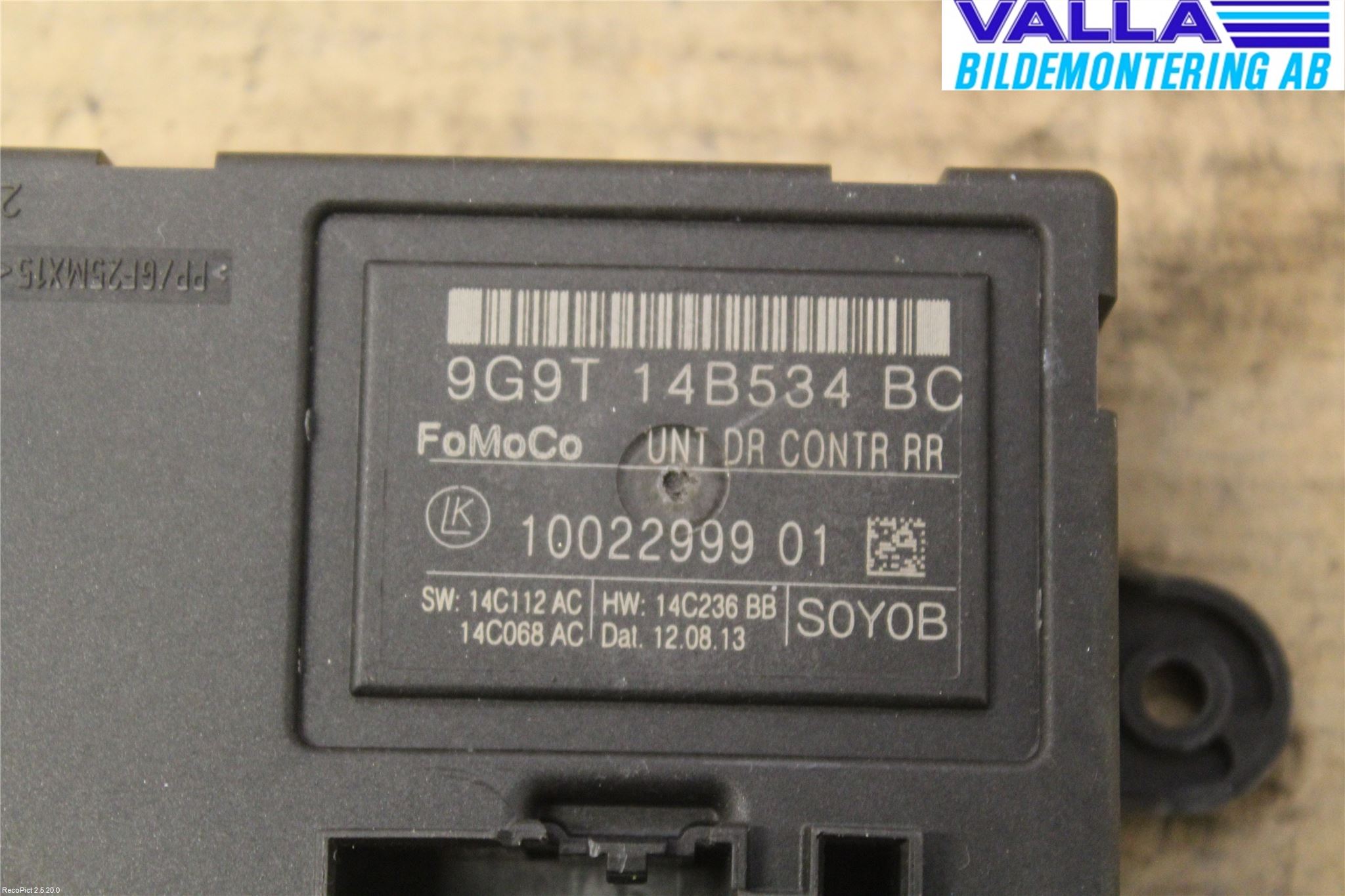 Volvo XC60 14-17 Styrenhet Dörr